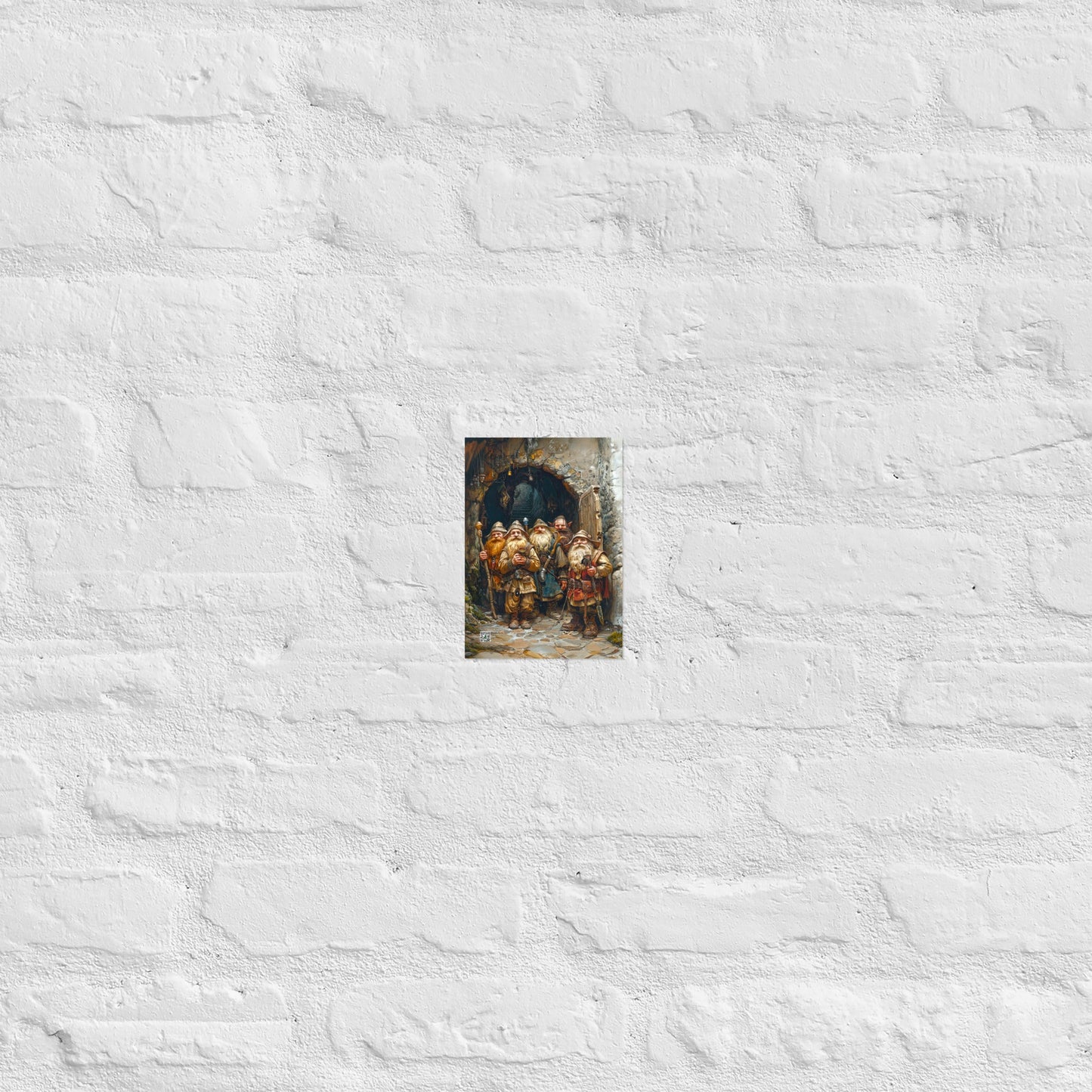 Sentinels of the Lost Mine - Photo paper poster - BBairt