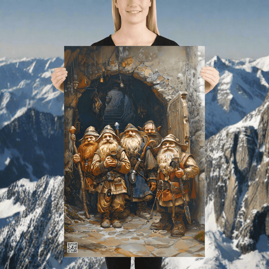 Sentinels of the Lost Mine - Photo paper poster - BBairt