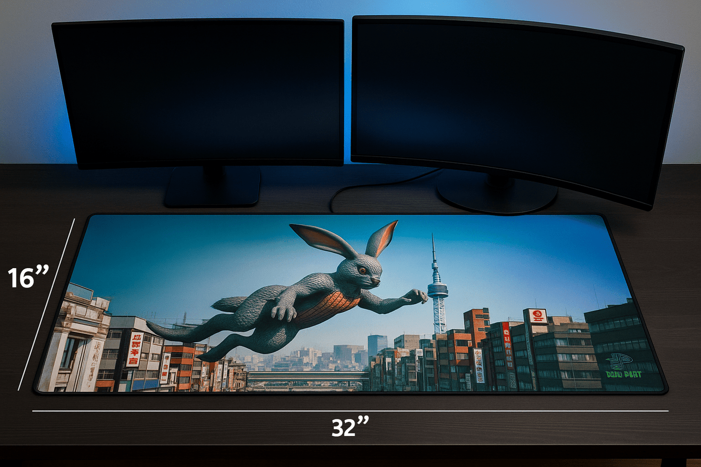 Seoul’s Leap of Fear – Desk Mat - BBairt