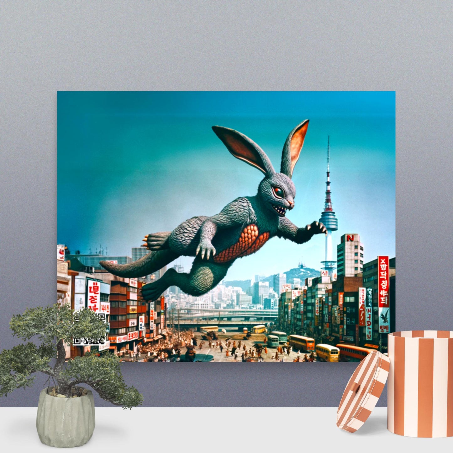 Seoul's Leap of Fear - Photo paper poster - BBairt