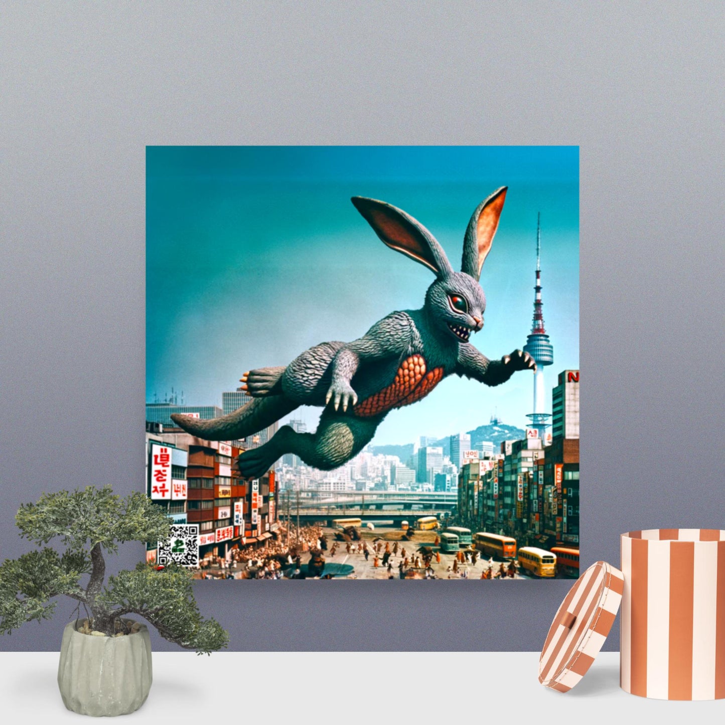 Seoul's Leap of Fear - Photo paper poster - BBairt