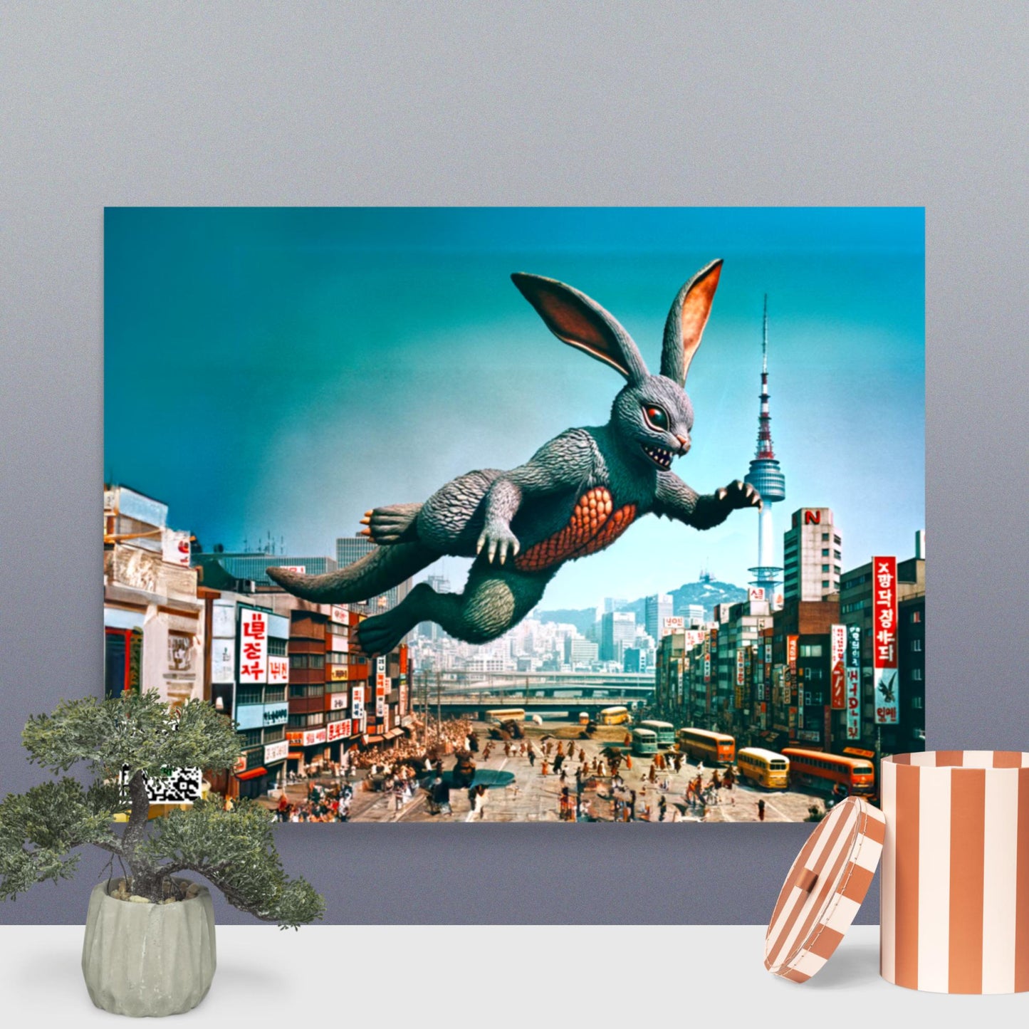 Seoul's Leap of Fear - Photo paper poster - BBairt