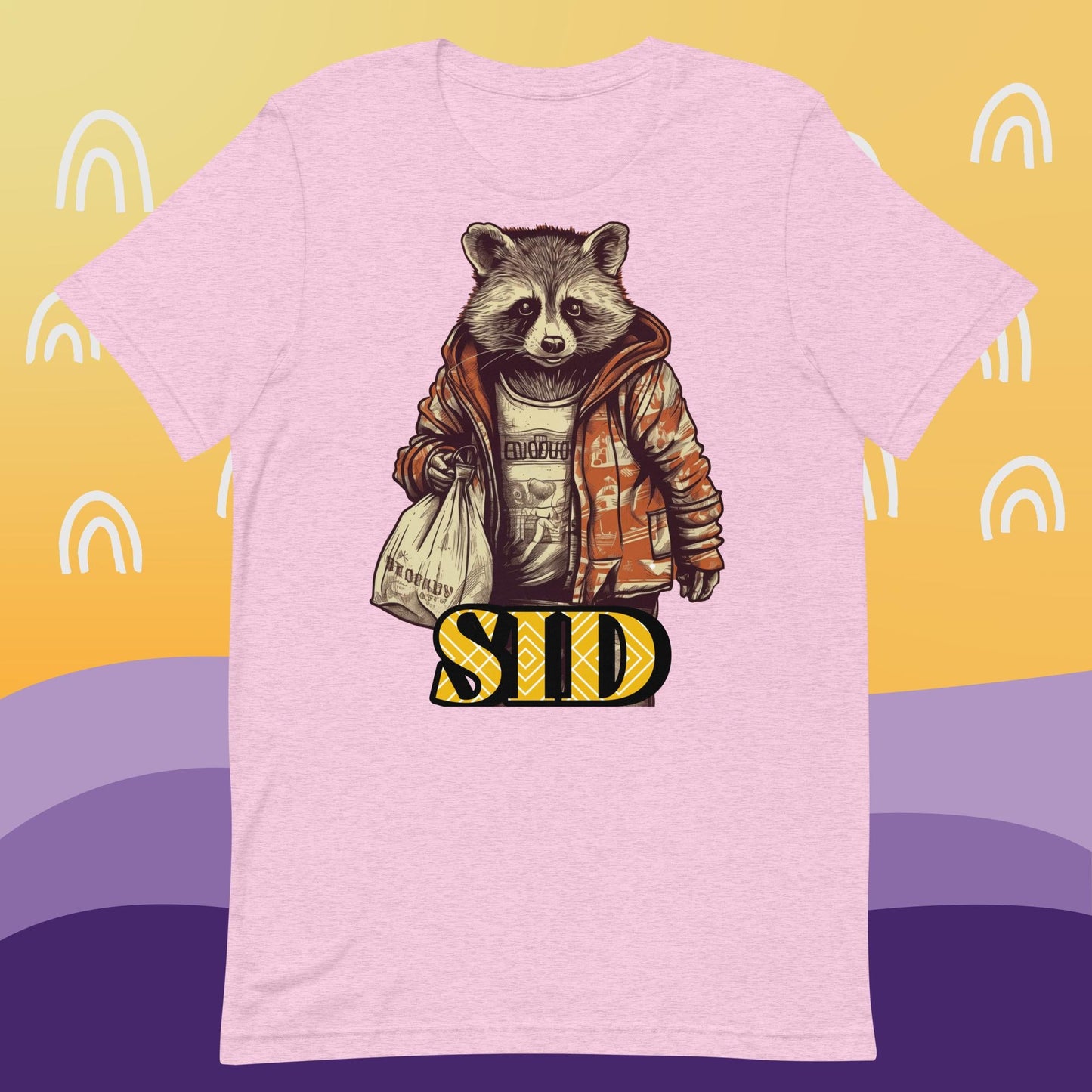 Sid the Retail Raccoon - Unisex t-shirt - BBairt