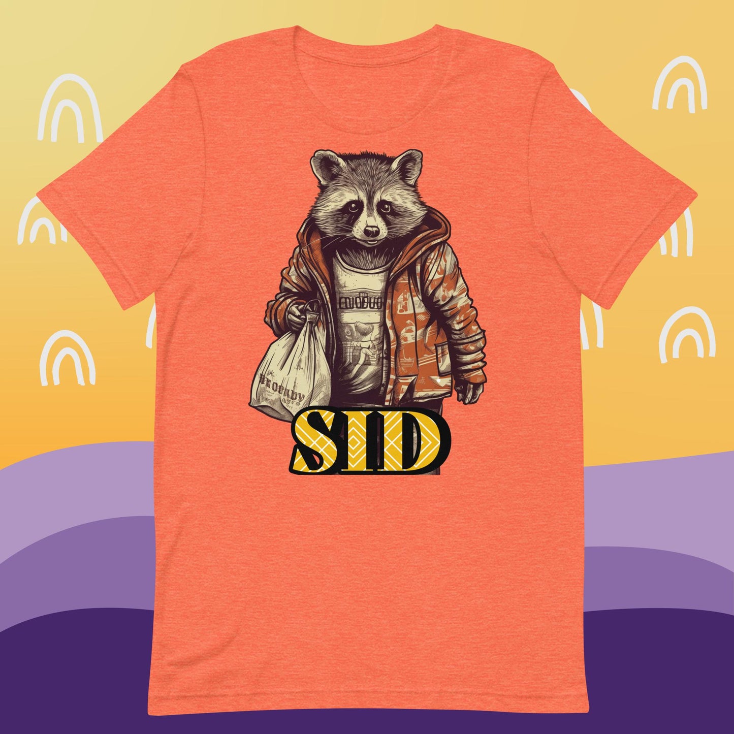 Sid the Retail Raccoon - Unisex t-shirt - BBairt