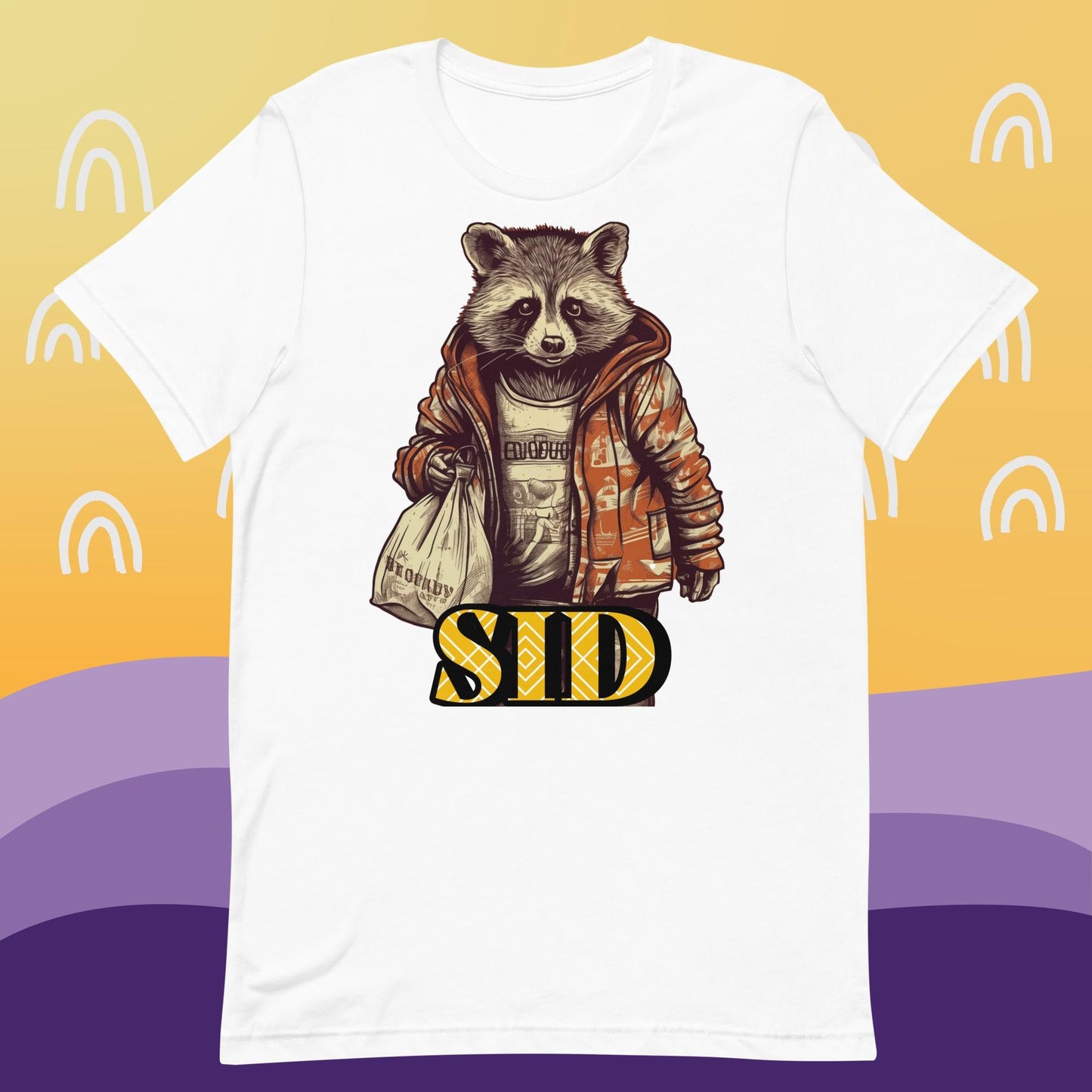 Sid the Retail Raccoon - Unisex t-shirt - BBairt
