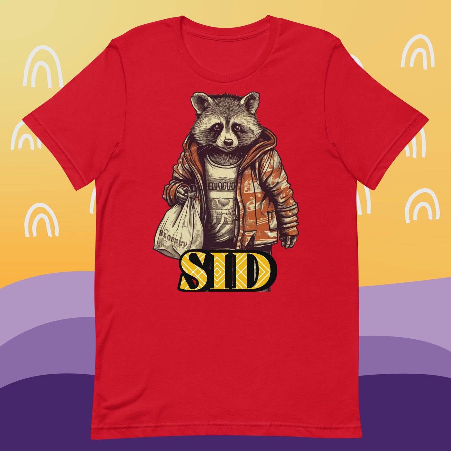 Sid the Retail Raccoon - Unisex t-shirt - BBairt