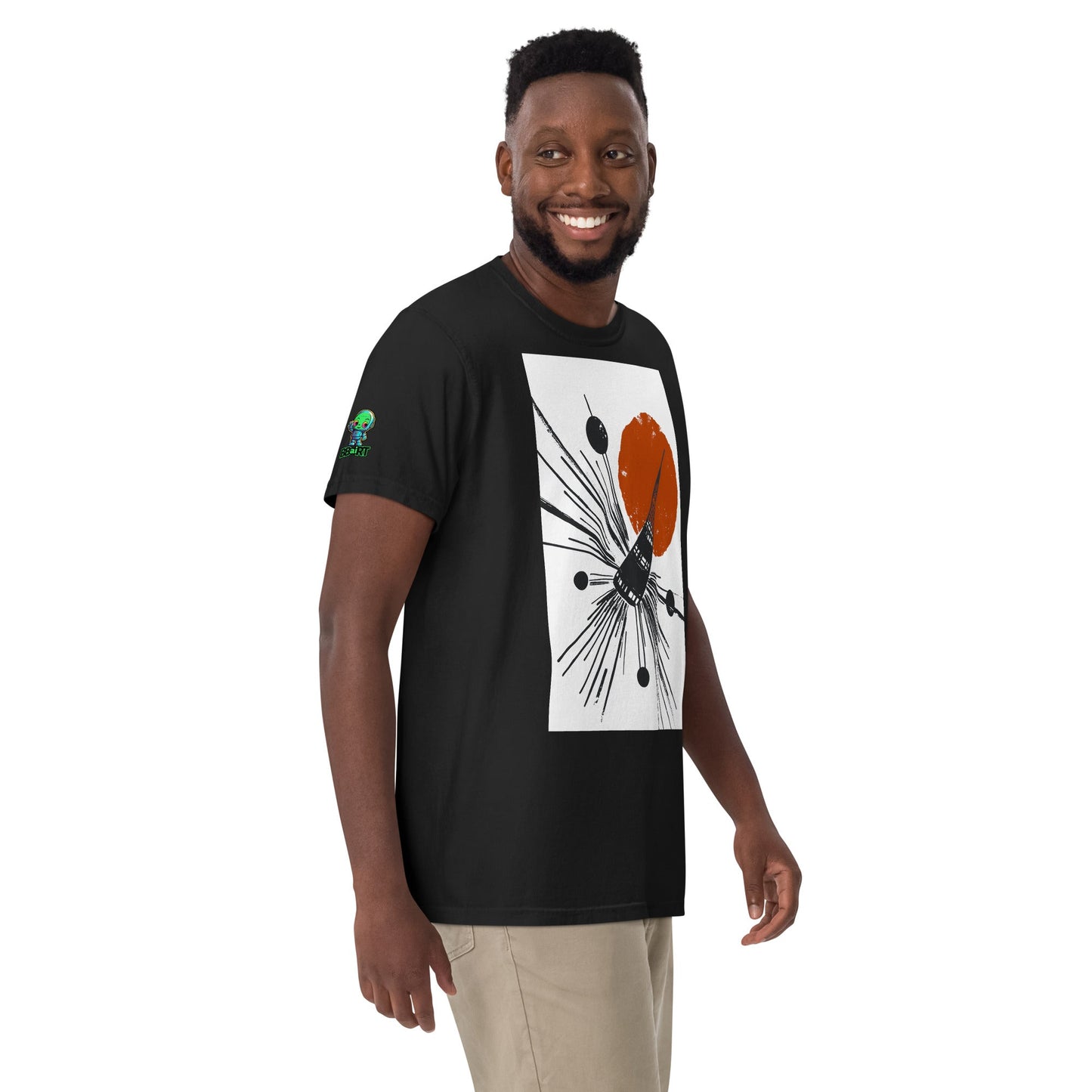 Solar Array Sentinel - Unisex garment - dyed heavyweight t-shirt - BBairt