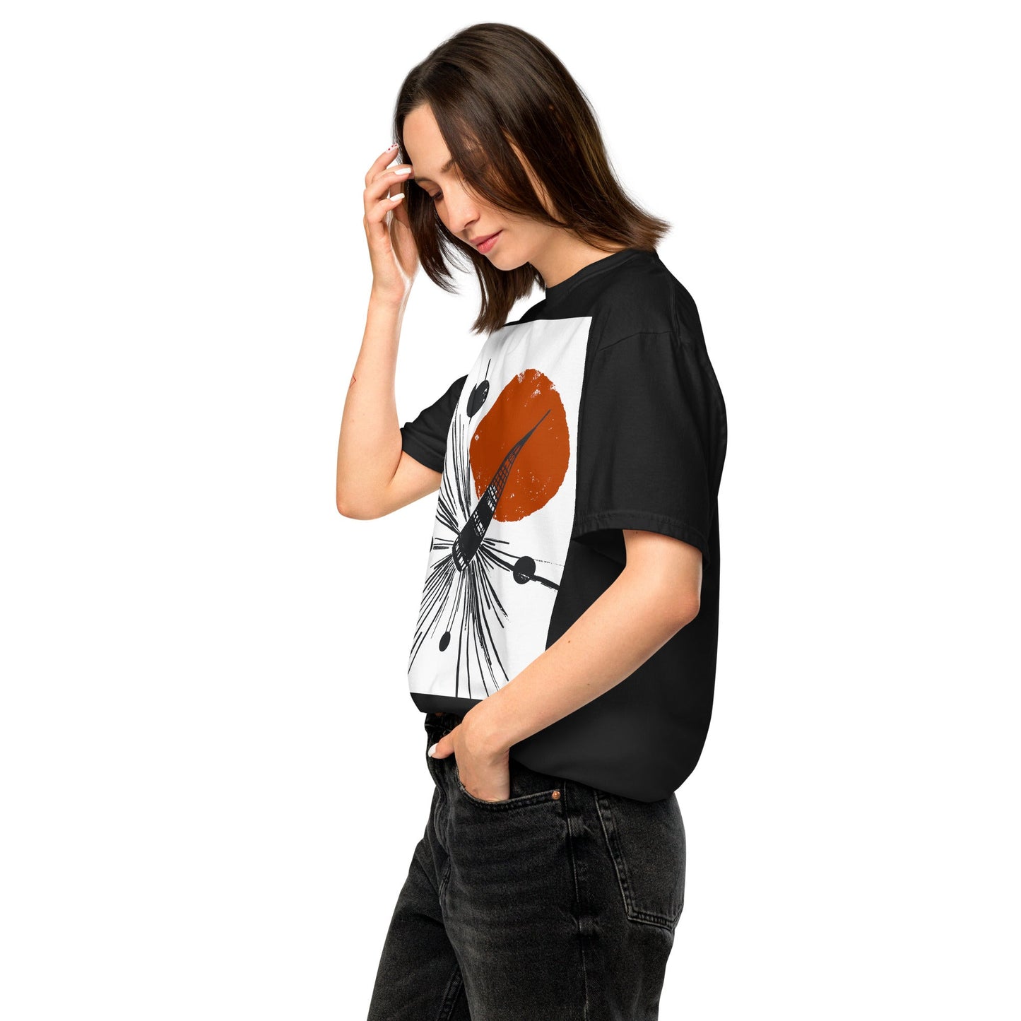 Solar Array Sentinel - Unisex garment - dyed heavyweight t-shirt - BBairt