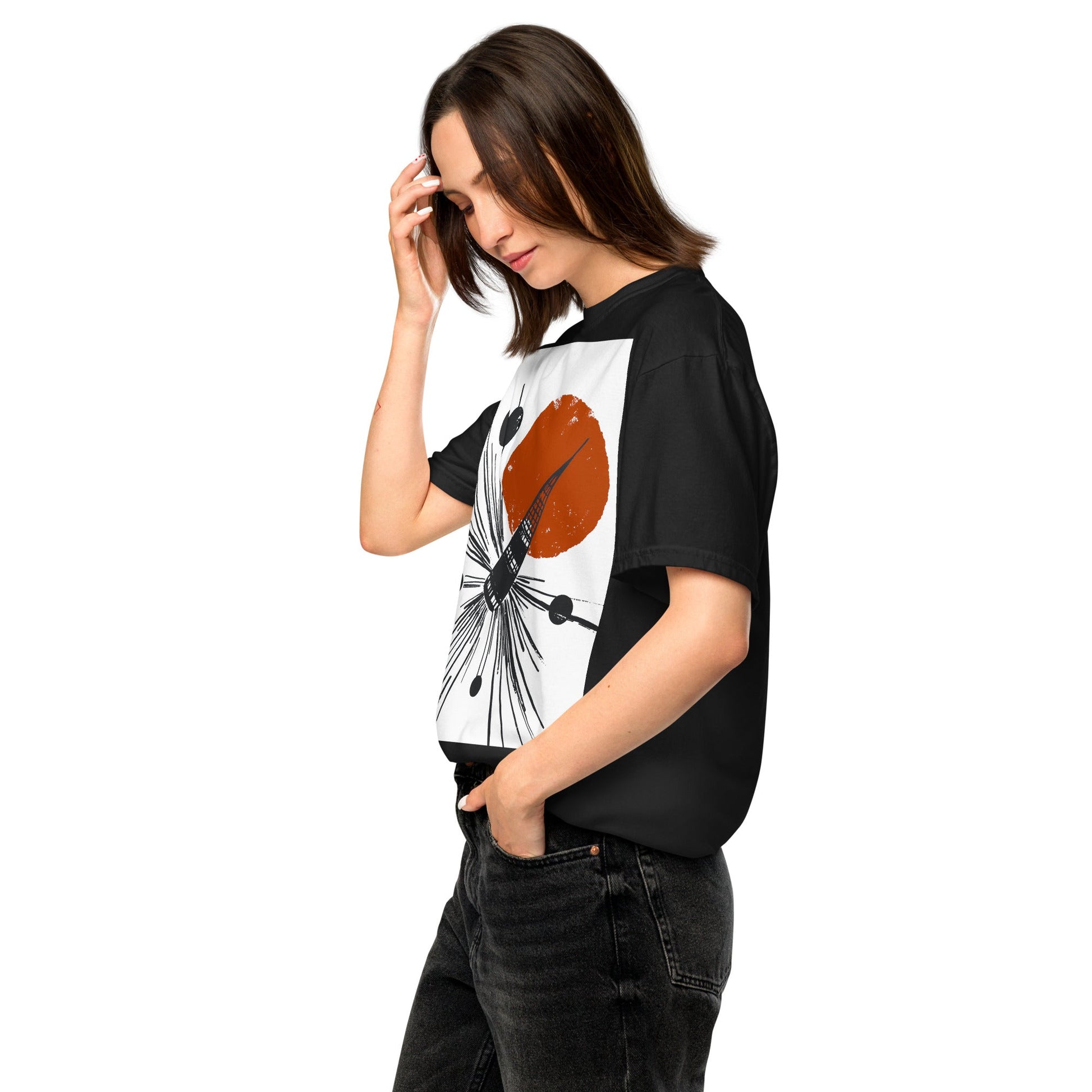 Solar Array Sentinel - Unisex garment - dyed heavyweight t-shirt - BBairt