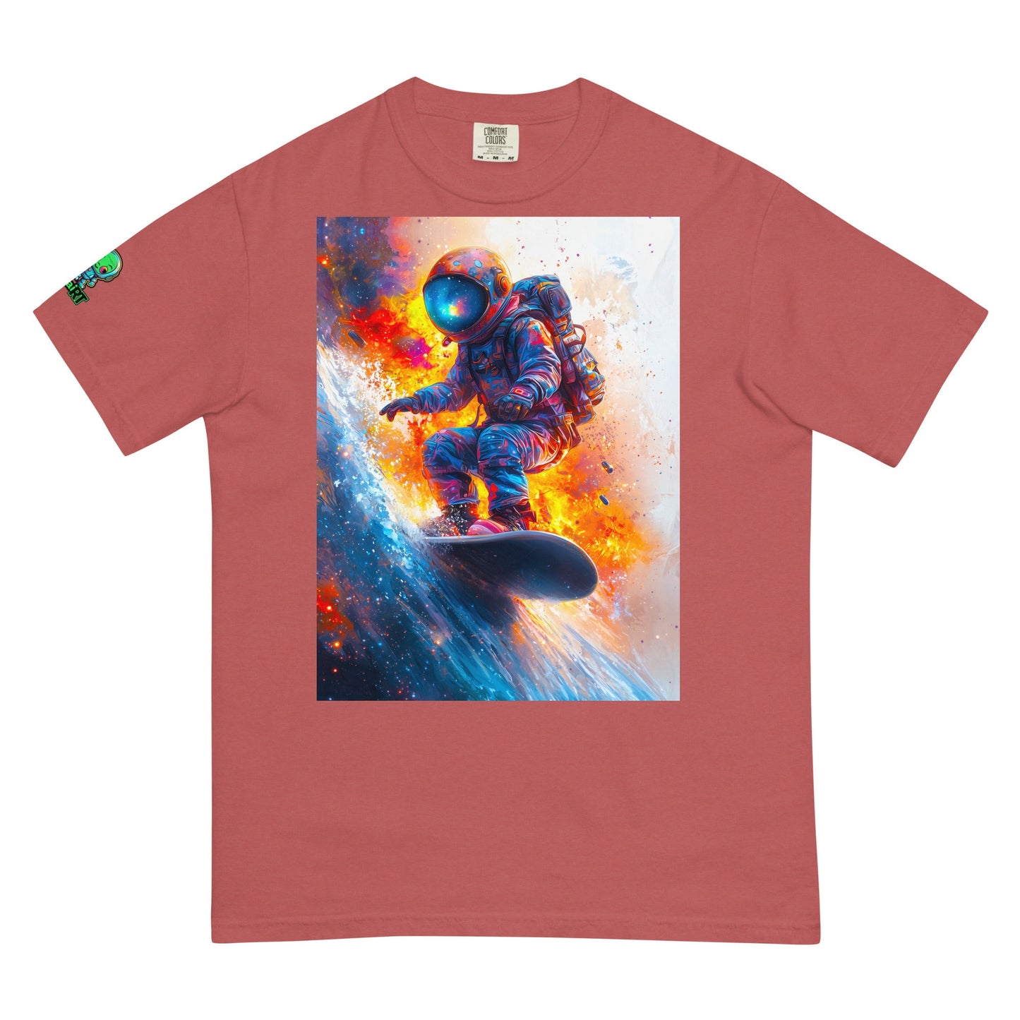 Solar Surfer - Unisex garment - dyed heavyweight t-shirt - BBairt