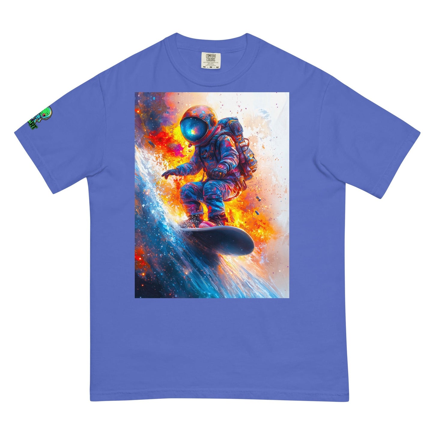 Solar Surfer - Unisex garment - dyed heavyweight t-shirt - BBairt