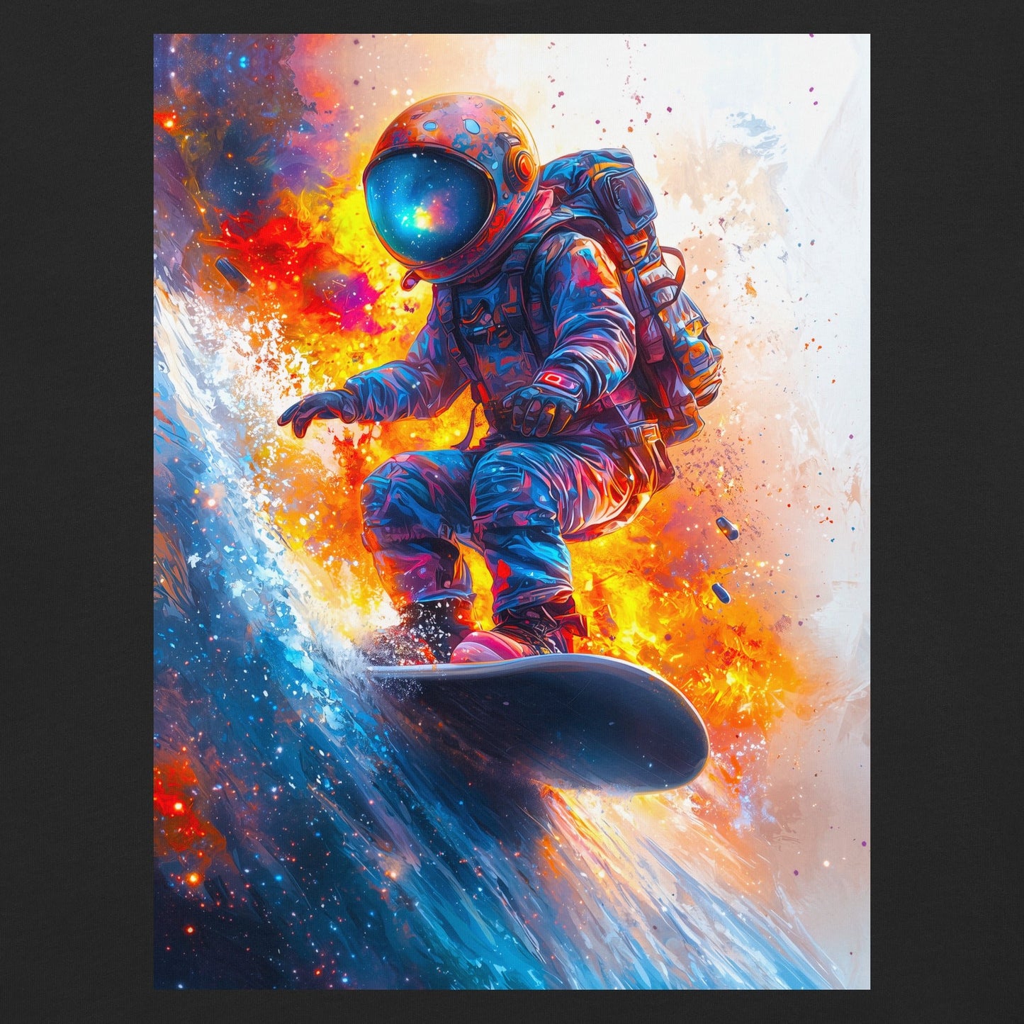 Solar Surfer - Unisex garment - dyed heavyweight t-shirt - BBairt