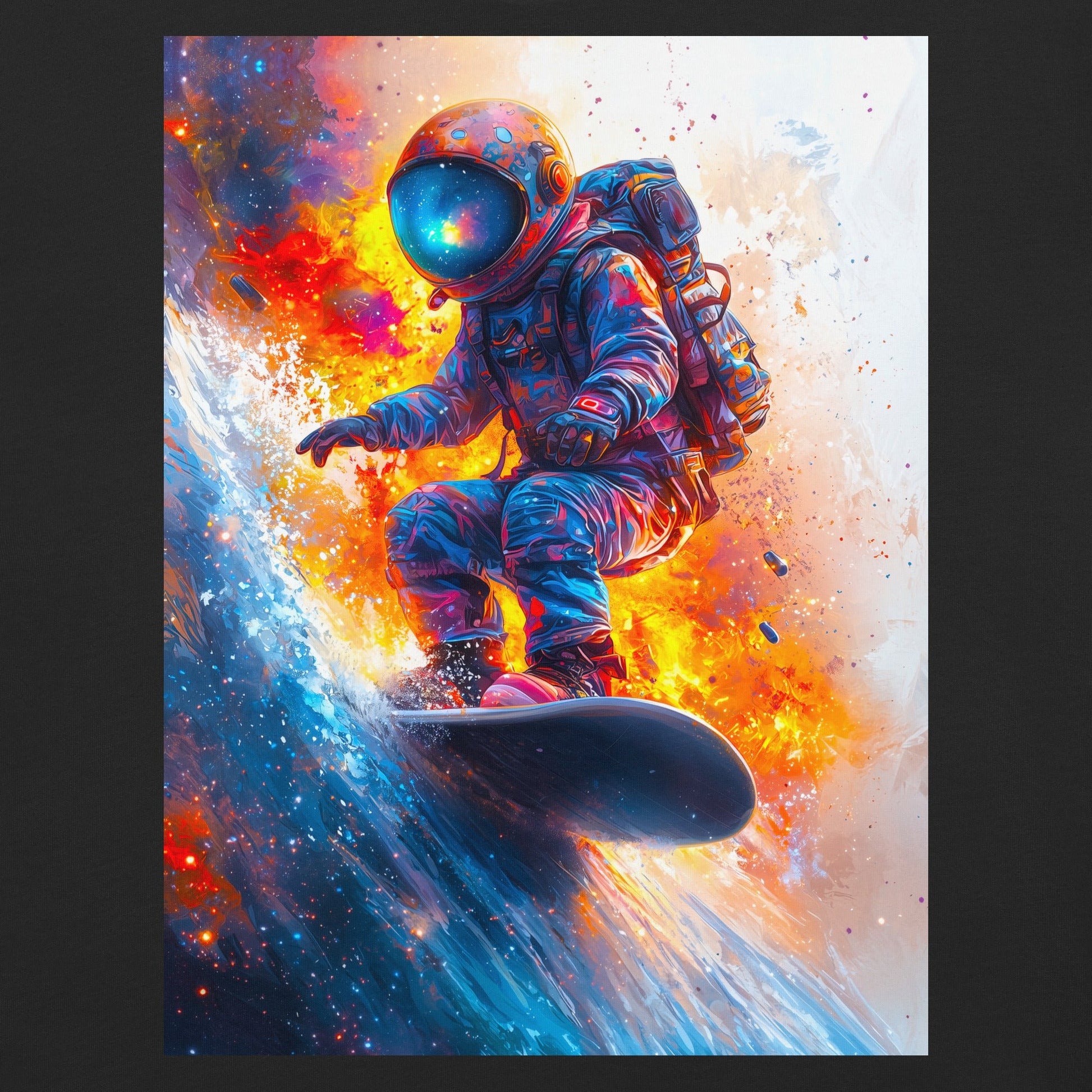 Solar Surfer - Unisex garment - dyed heavyweight t-shirt - BBairt