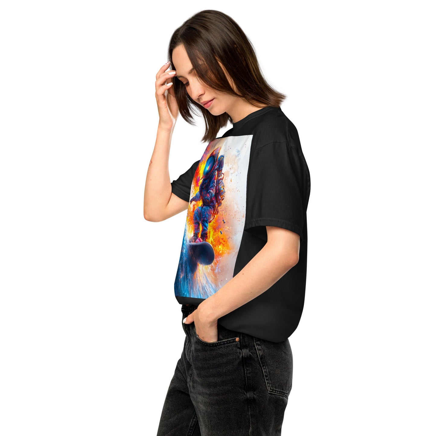 Solar Surfer - Unisex garment - dyed heavyweight t-shirt - BBairt