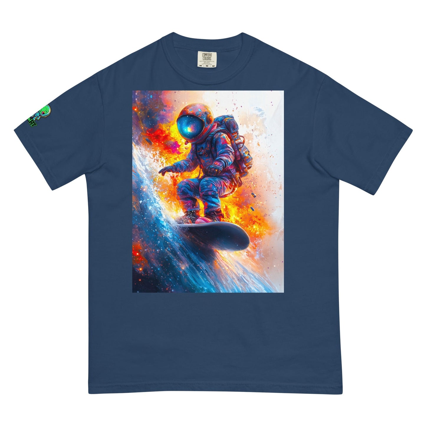 Solar Surfer - Unisex garment - dyed heavyweight t-shirt - BBairt