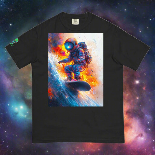 Solar Surfer - Unisex garment - dyed heavyweight t-shirt - BBairt