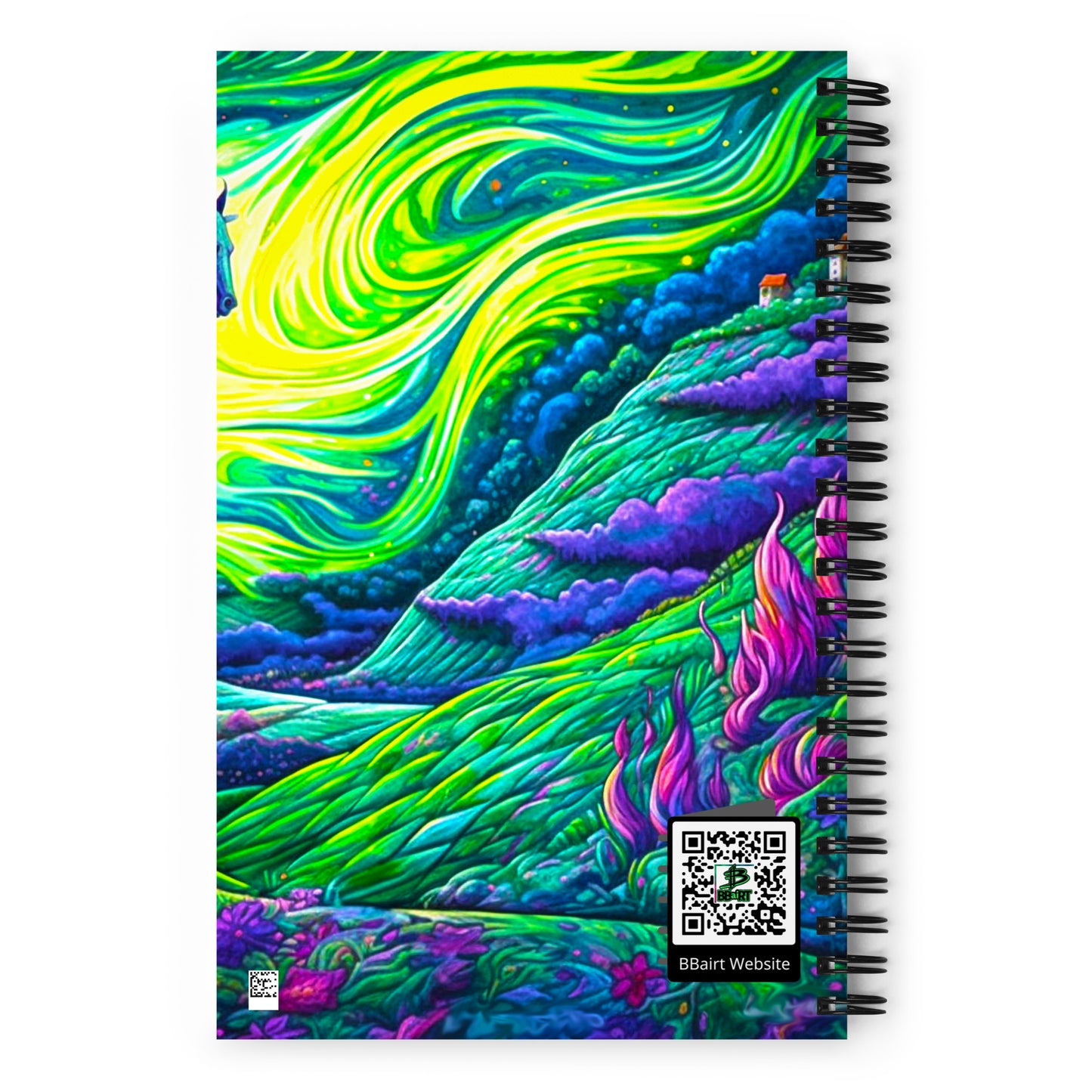 Azurea's Dreamscape - Spiral notebook