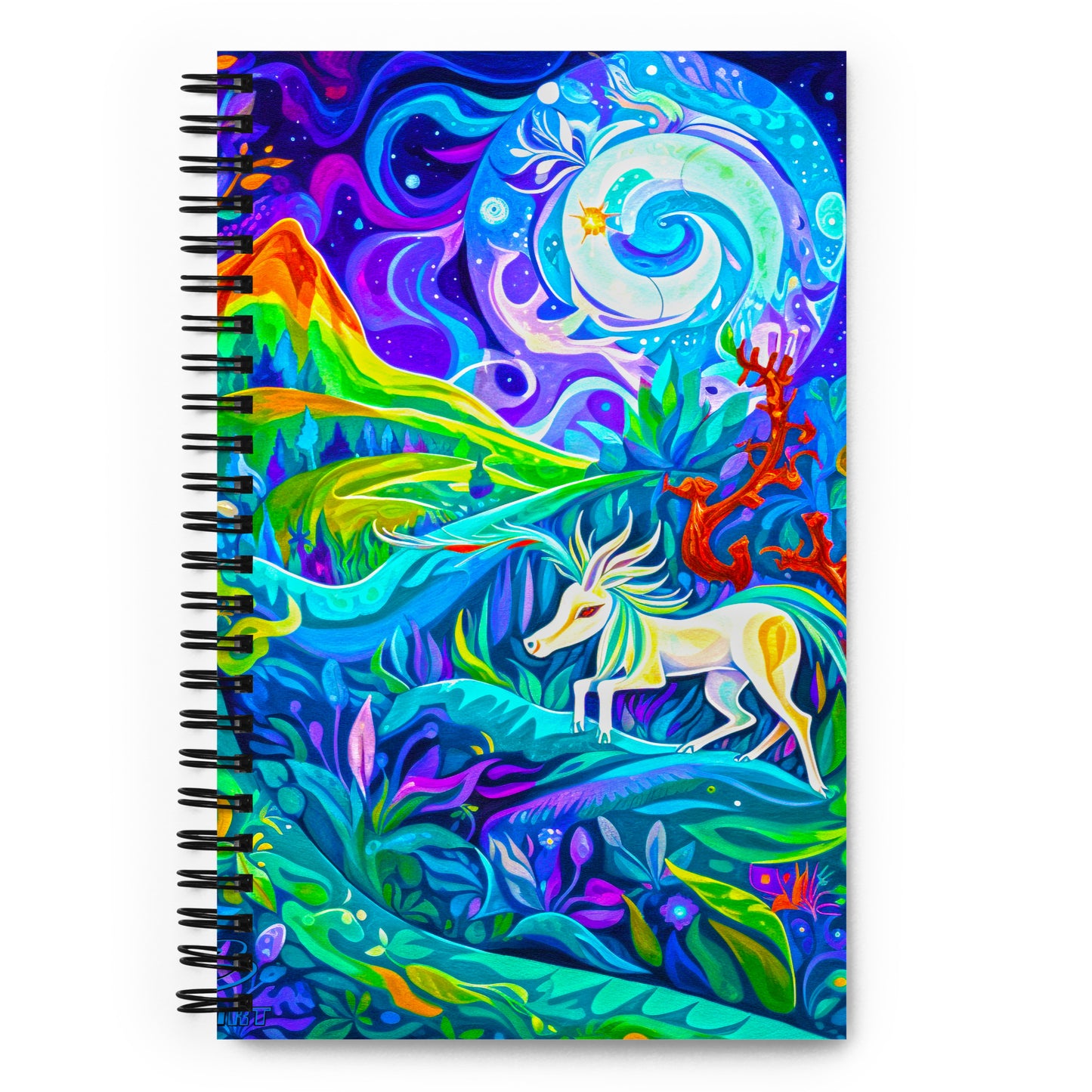 Foilage of Wonder - Spiral notebook