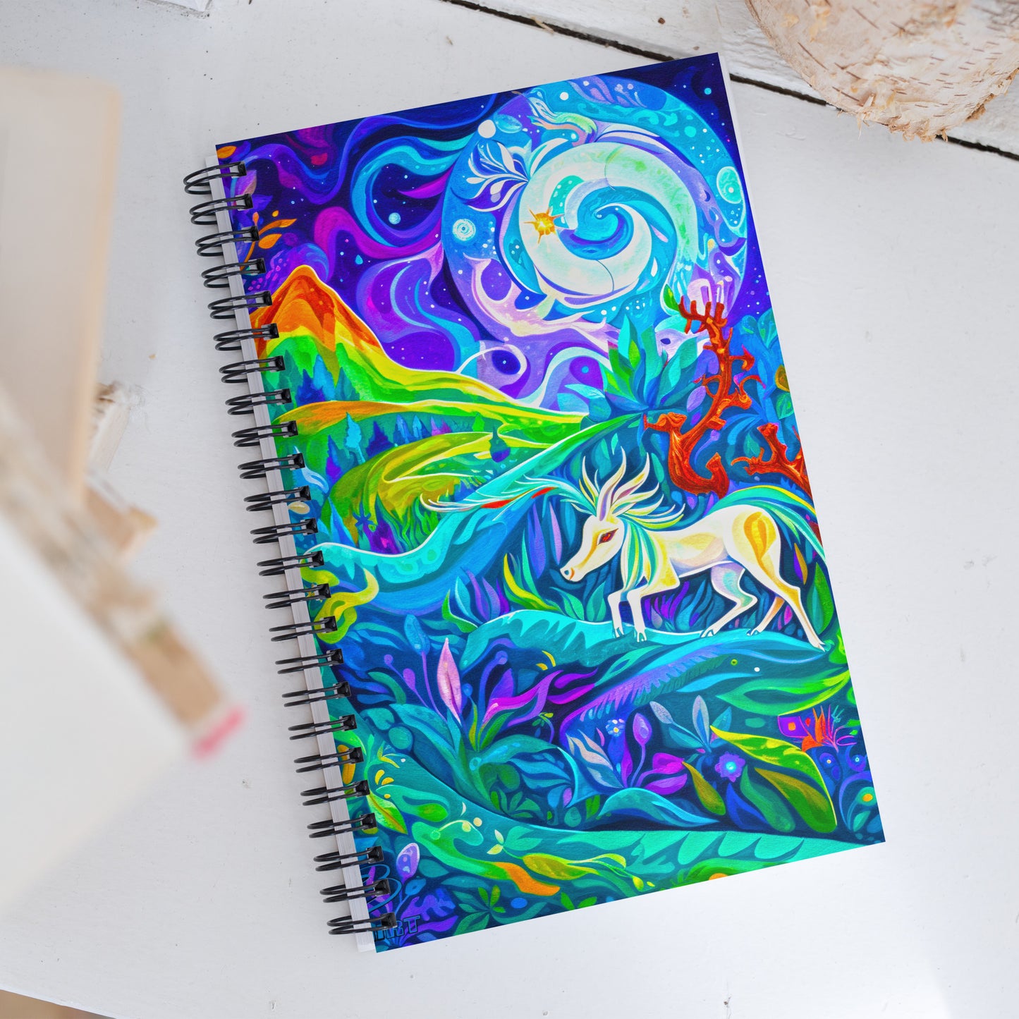 Foilage of Wonder - Spiral notebook