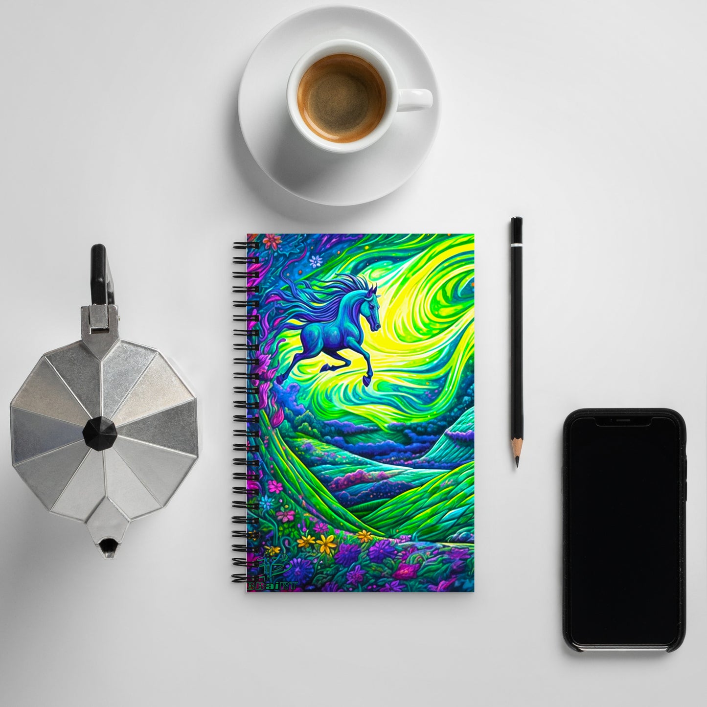 Azurea's Dreamscape - Spiral notebook