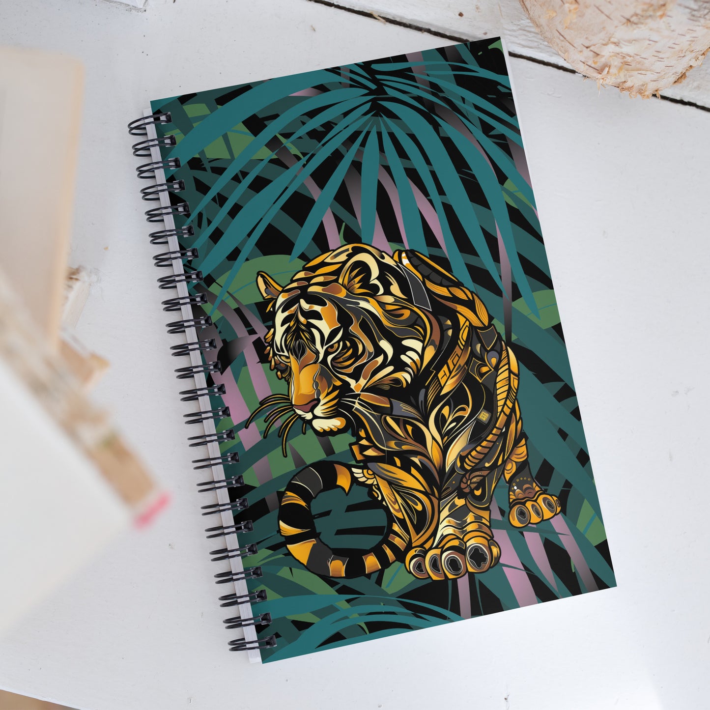 Bengal Brilliance - Spiral notebook