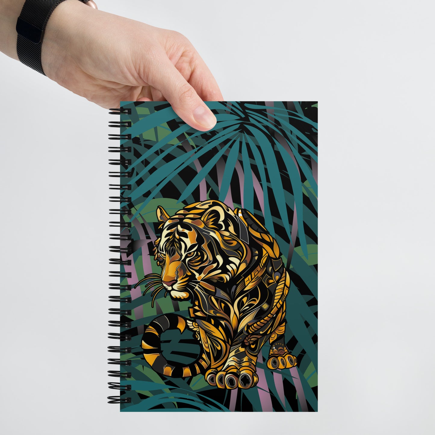 Bengal Brilliance - Spiral notebook