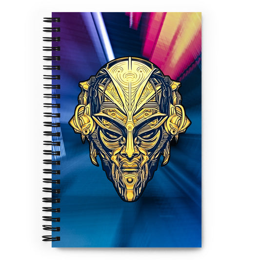 The Mask of Wisdom: Alden - Spiral notebook