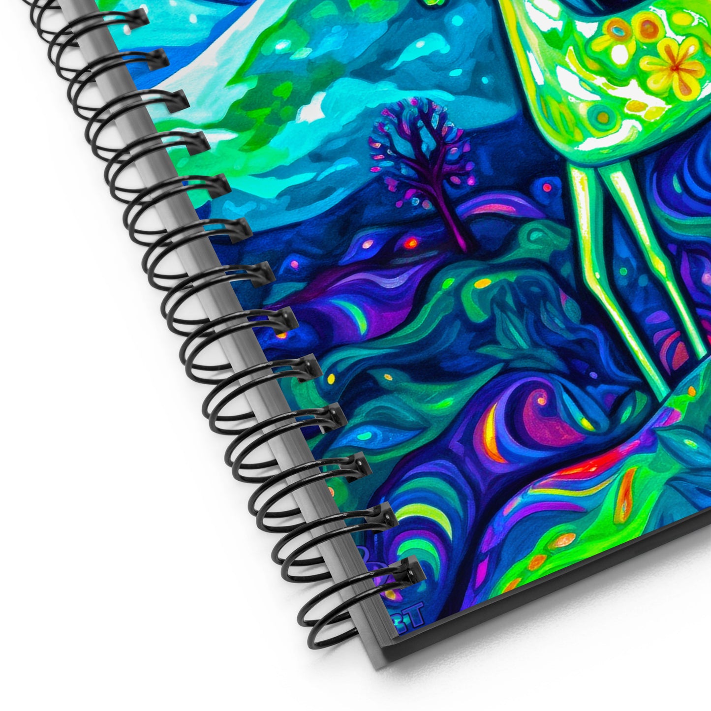 Luminous Convergence - Spiral notebook