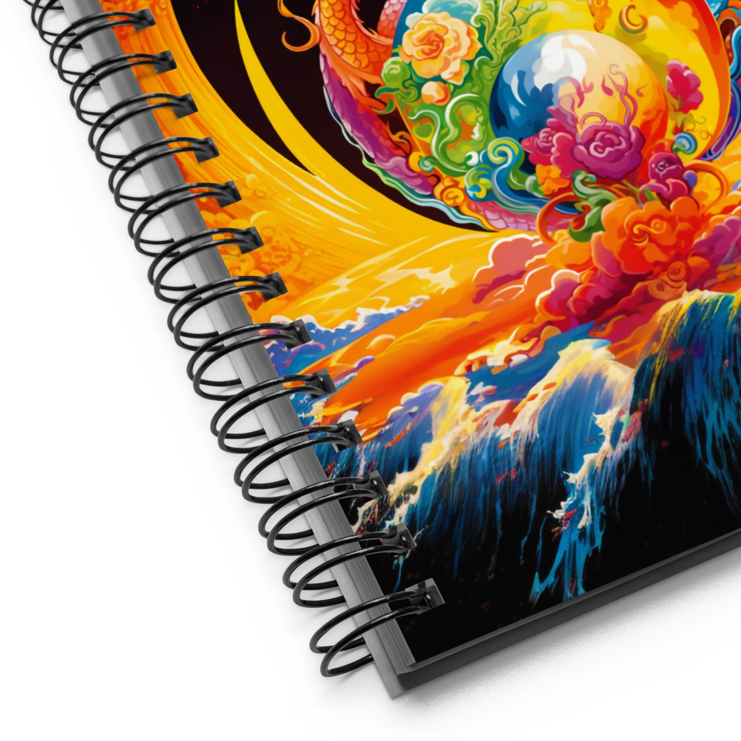 Eternal Harmony: Dual Dragon Spiral Notebook