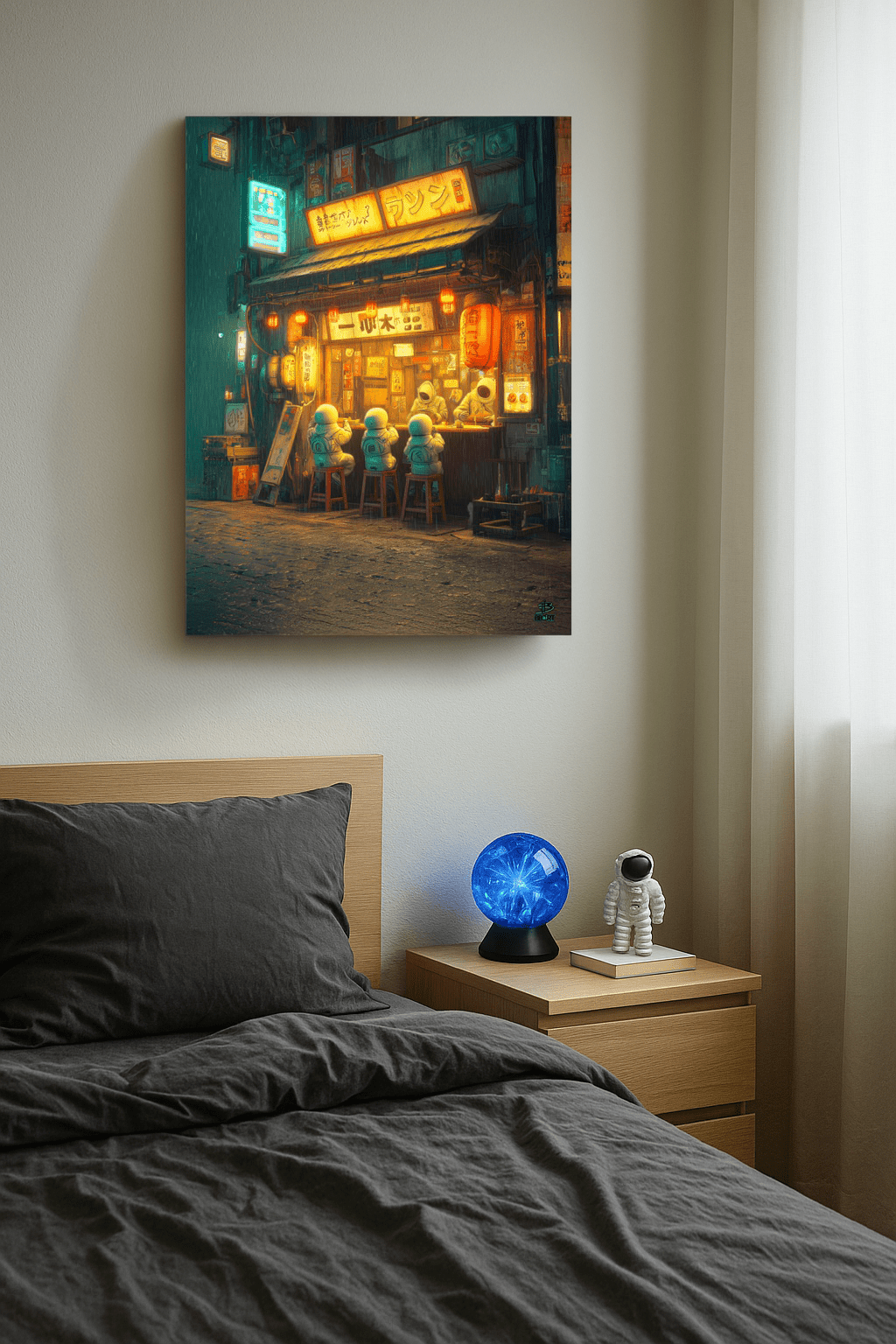 Starlit Noodles – Photo Paper Poster - BBairt