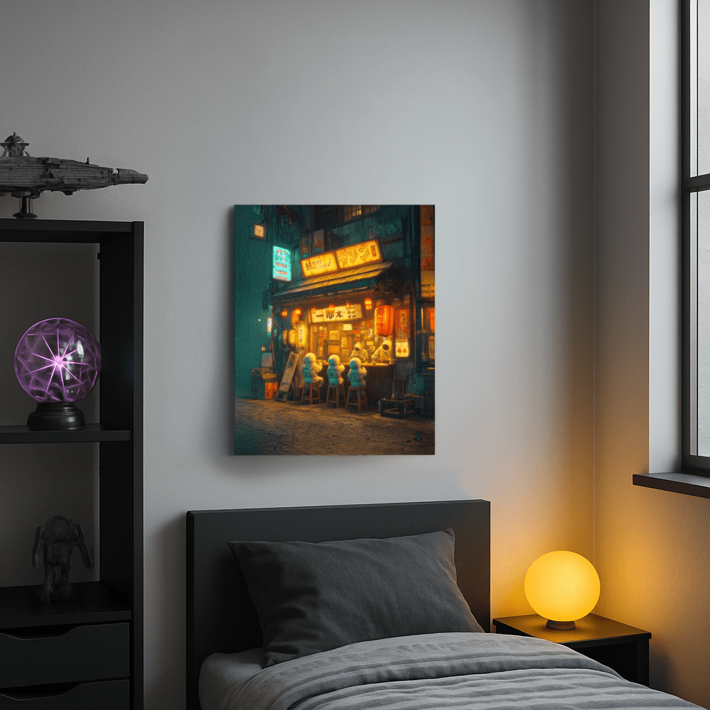 Starlit Noodles – Photo Paper Poster - BBairt