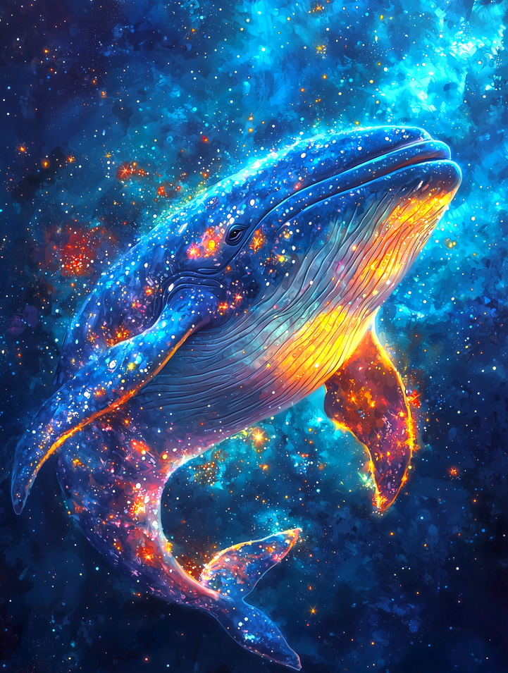 Stellar Whale – Desk Mat - BBairt