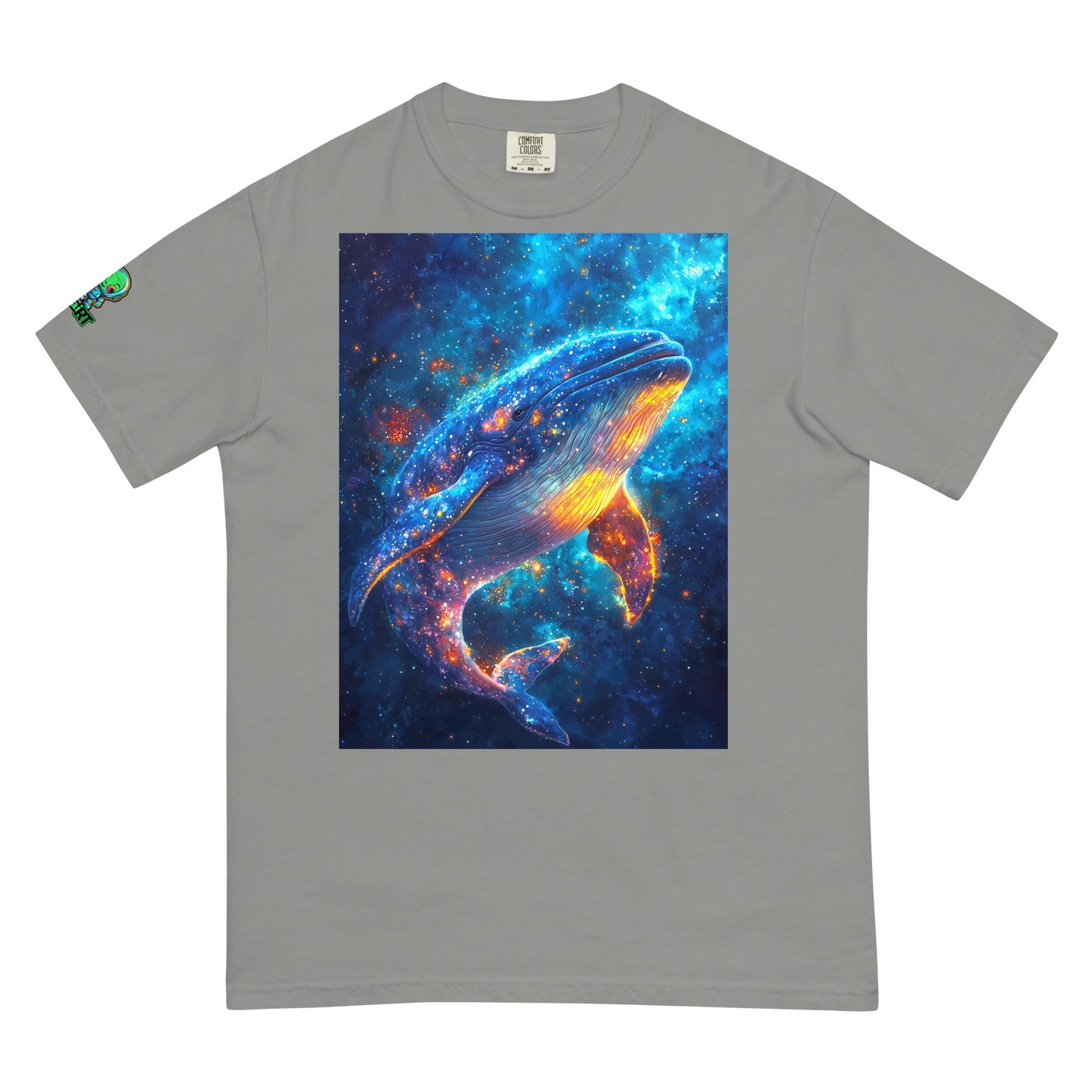 Stellar Whale - Unisex garment - dyed heavyweight t-shirt - BBairt