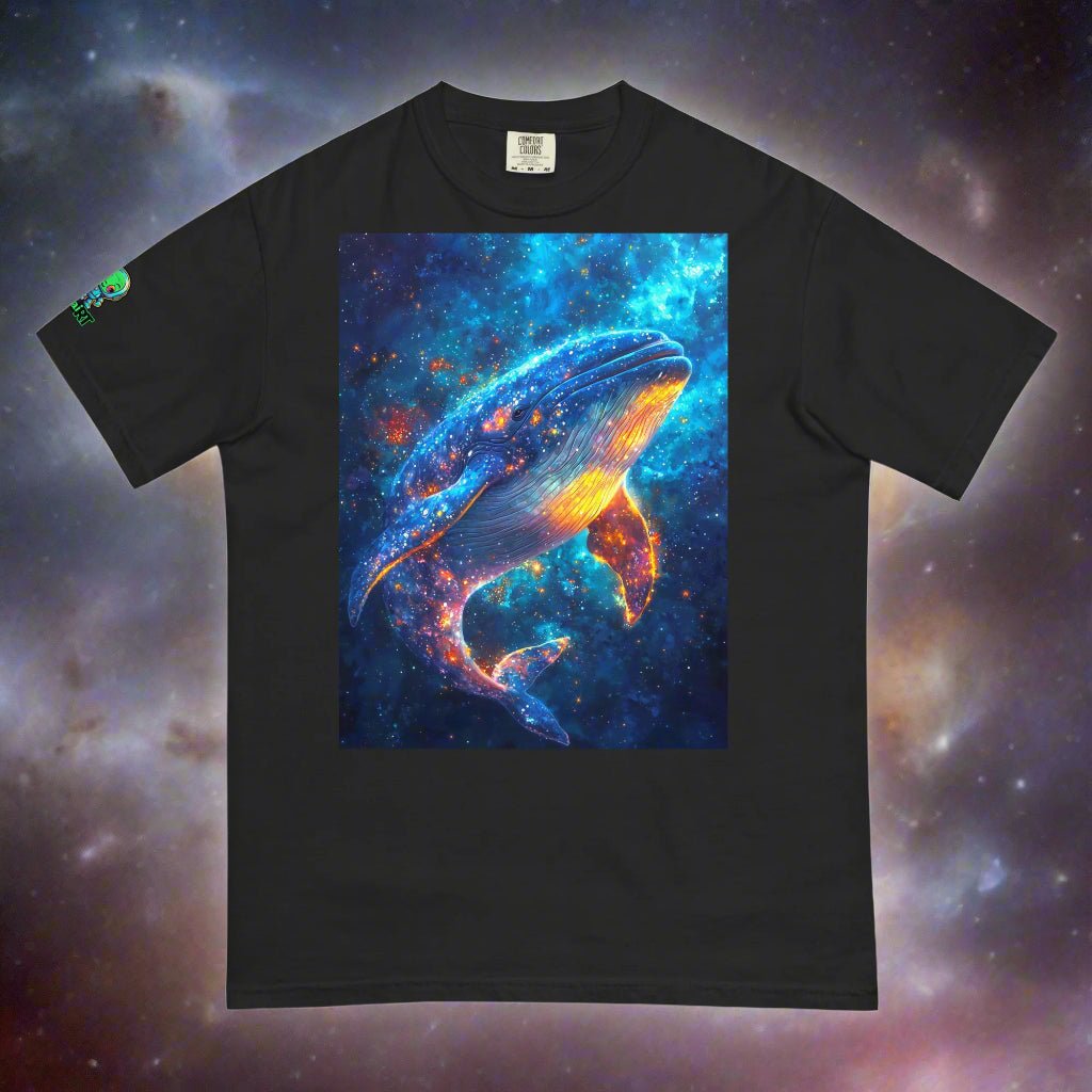 Stellar Whale - Unisex garment - dyed heavyweight t-shirt - BBairt