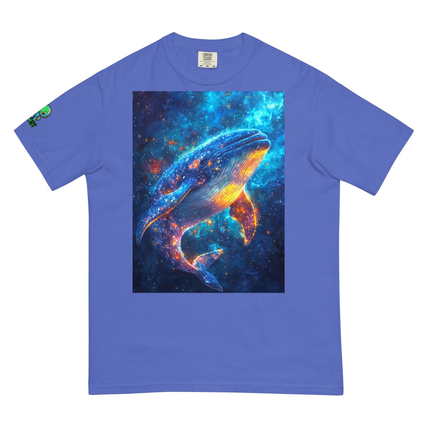 Stellar Whale - Unisex garment - dyed heavyweight t-shirt - BBairt