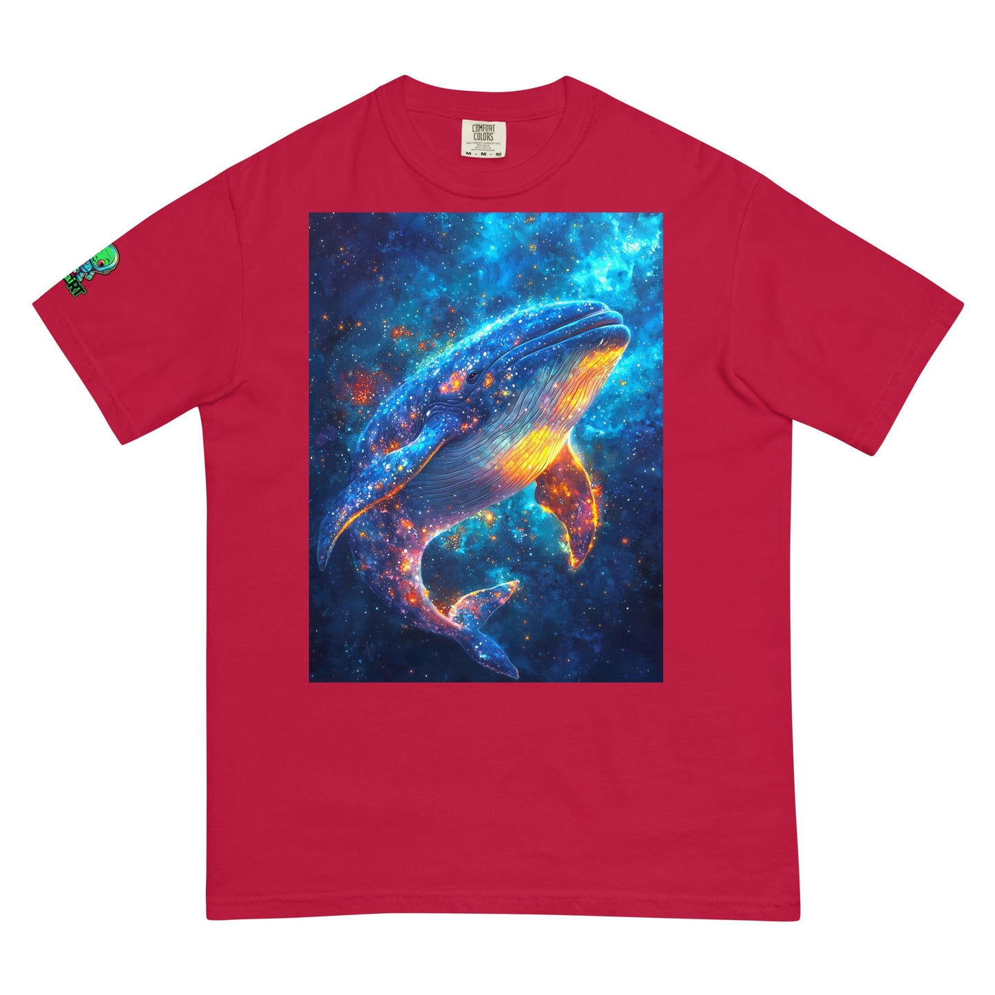 Stellar Whale - Unisex garment - dyed heavyweight t-shirt - BBairt