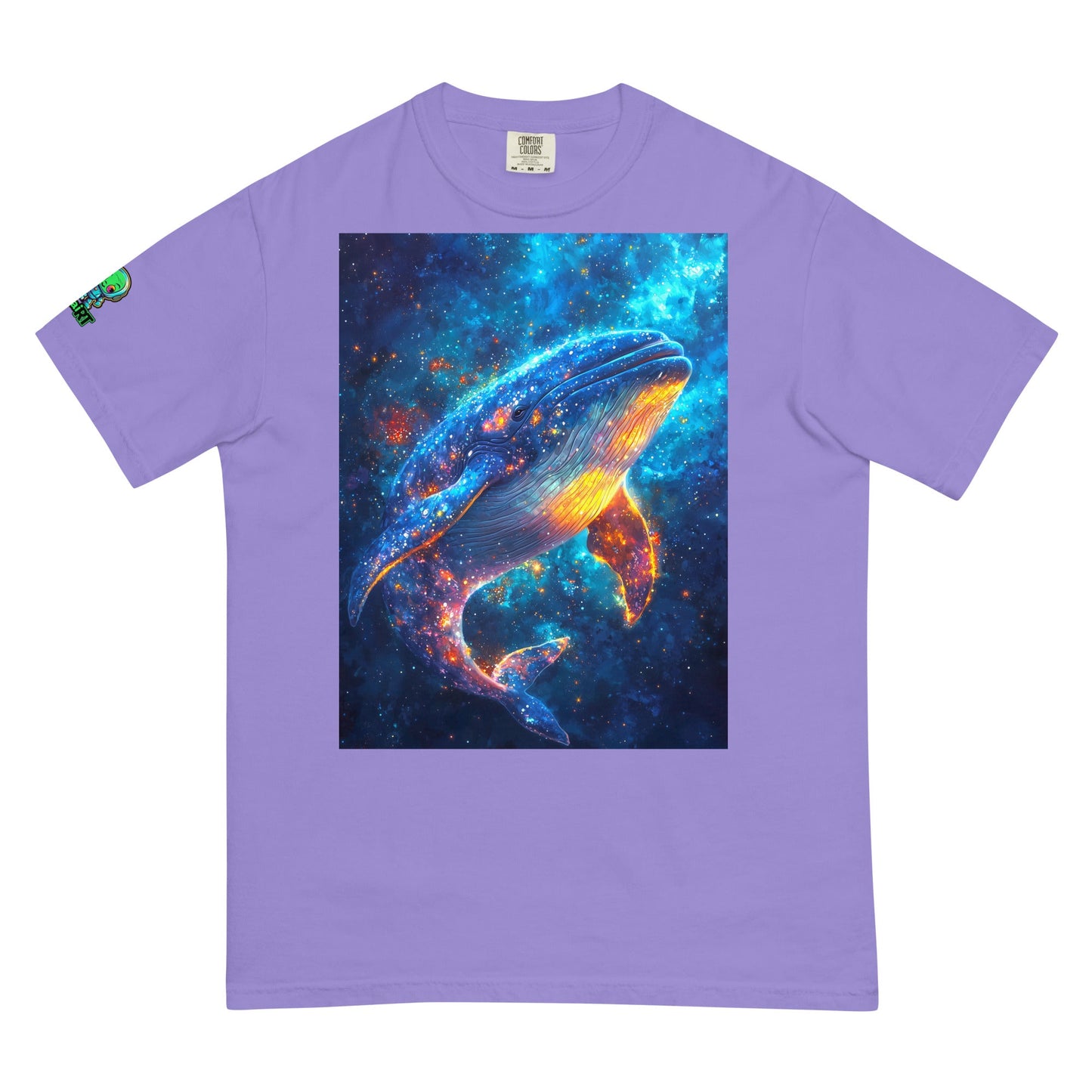 Stellar Whale - Unisex garment - dyed heavyweight t-shirt - BBairt