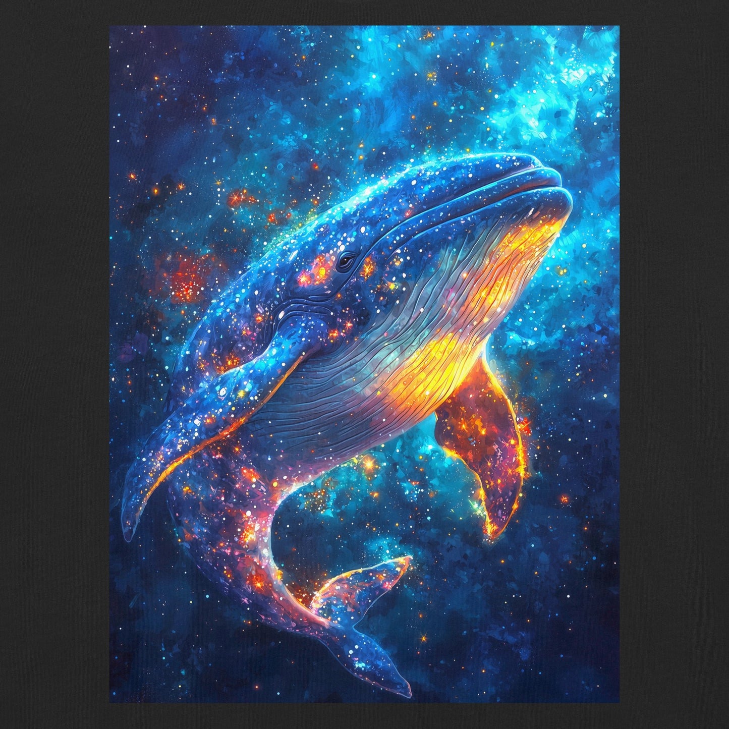 Stellar Whale - Unisex garment - dyed heavyweight t-shirt - BBairt