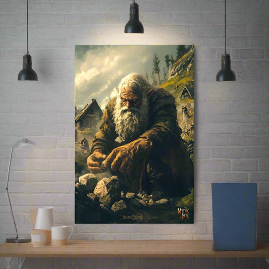 Stonebreaker's Resolve Photo Paper Poster - Mythic Jheyz Collection - BBairt