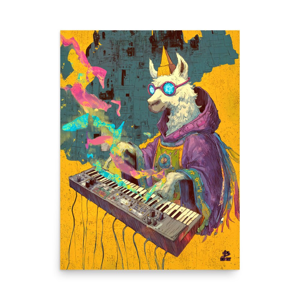 Synthbound Sage – Photo Paper Poster - BBairt