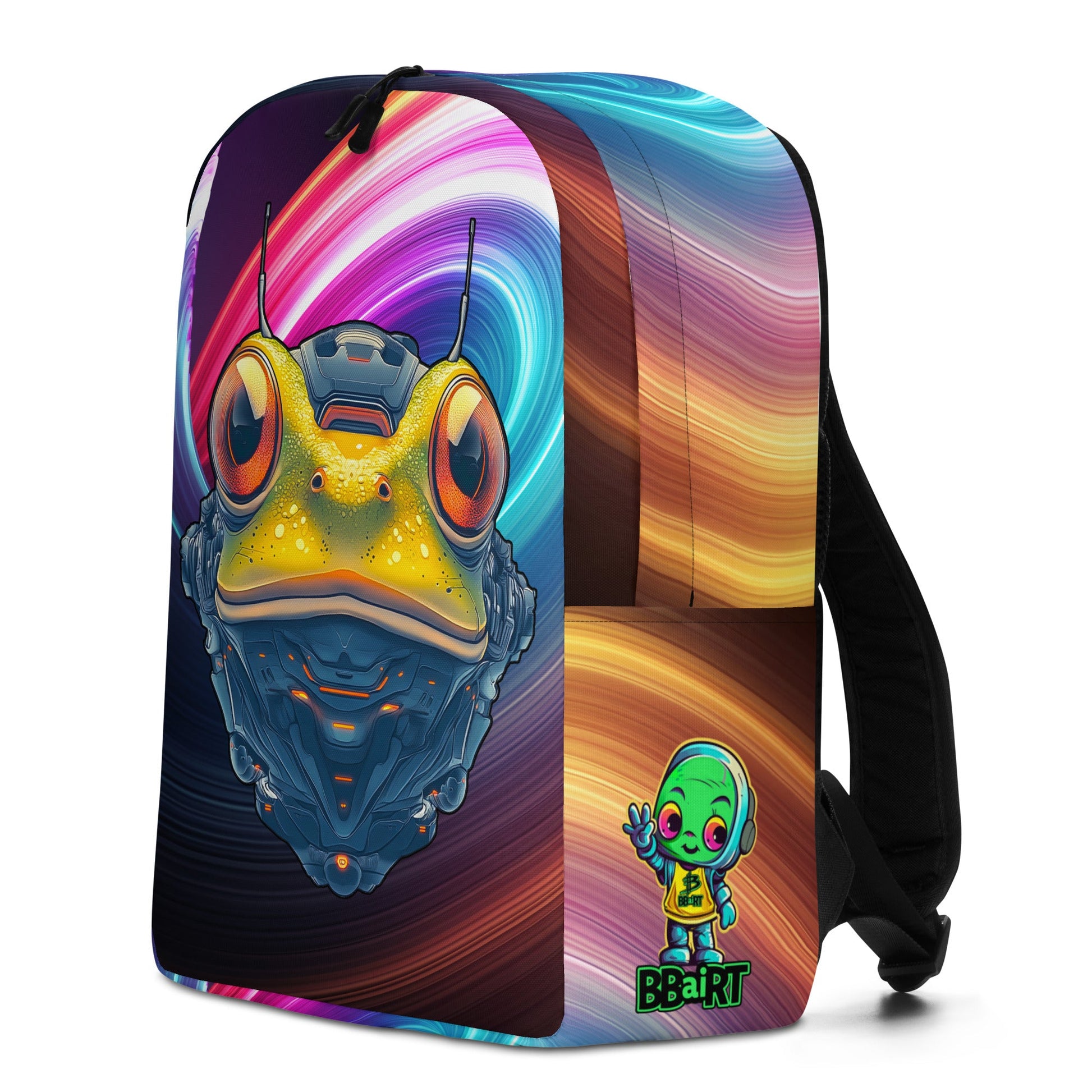Techno Toad - Minimalist Backpack - BBairt