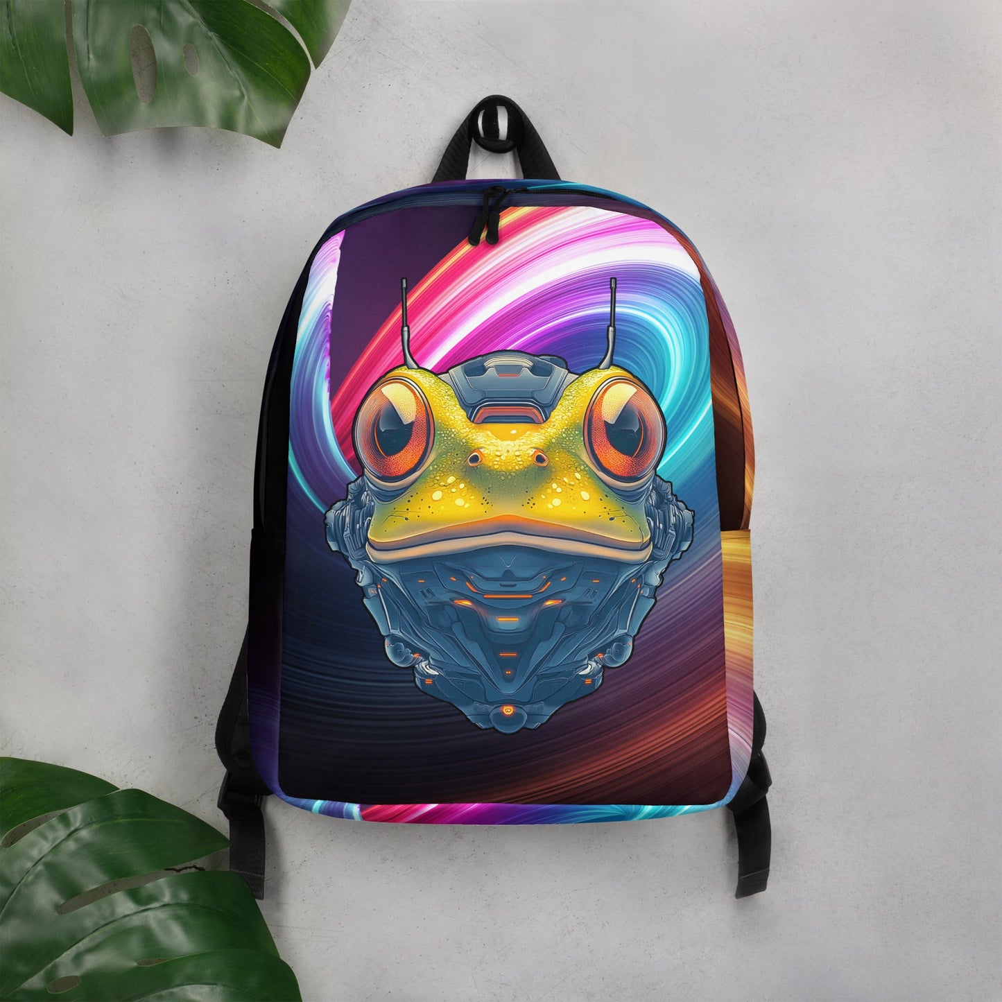 Techno Toad - Minimalist Backpack - BBairt
