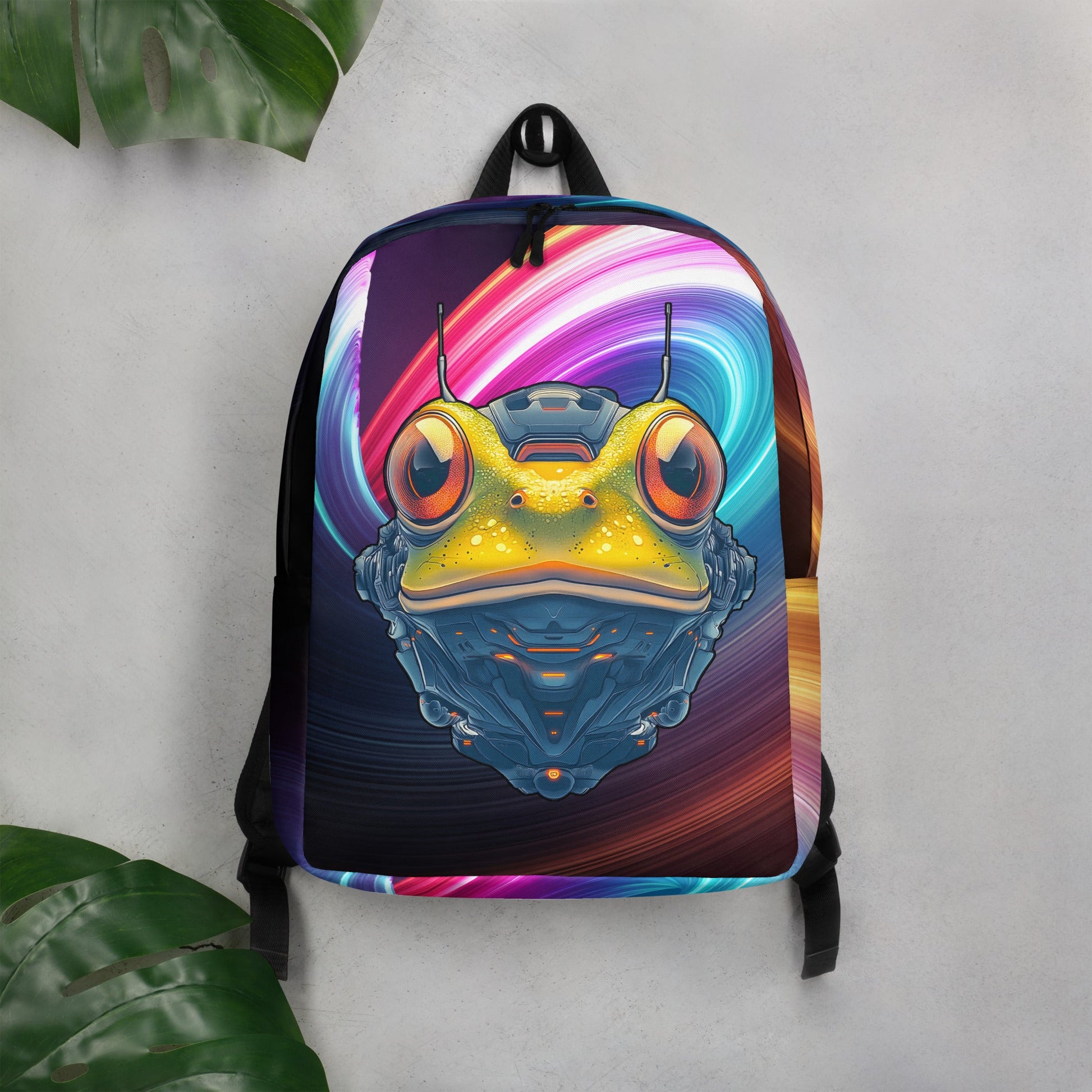 Techno Toad - Minimalist Backpack - BBairt