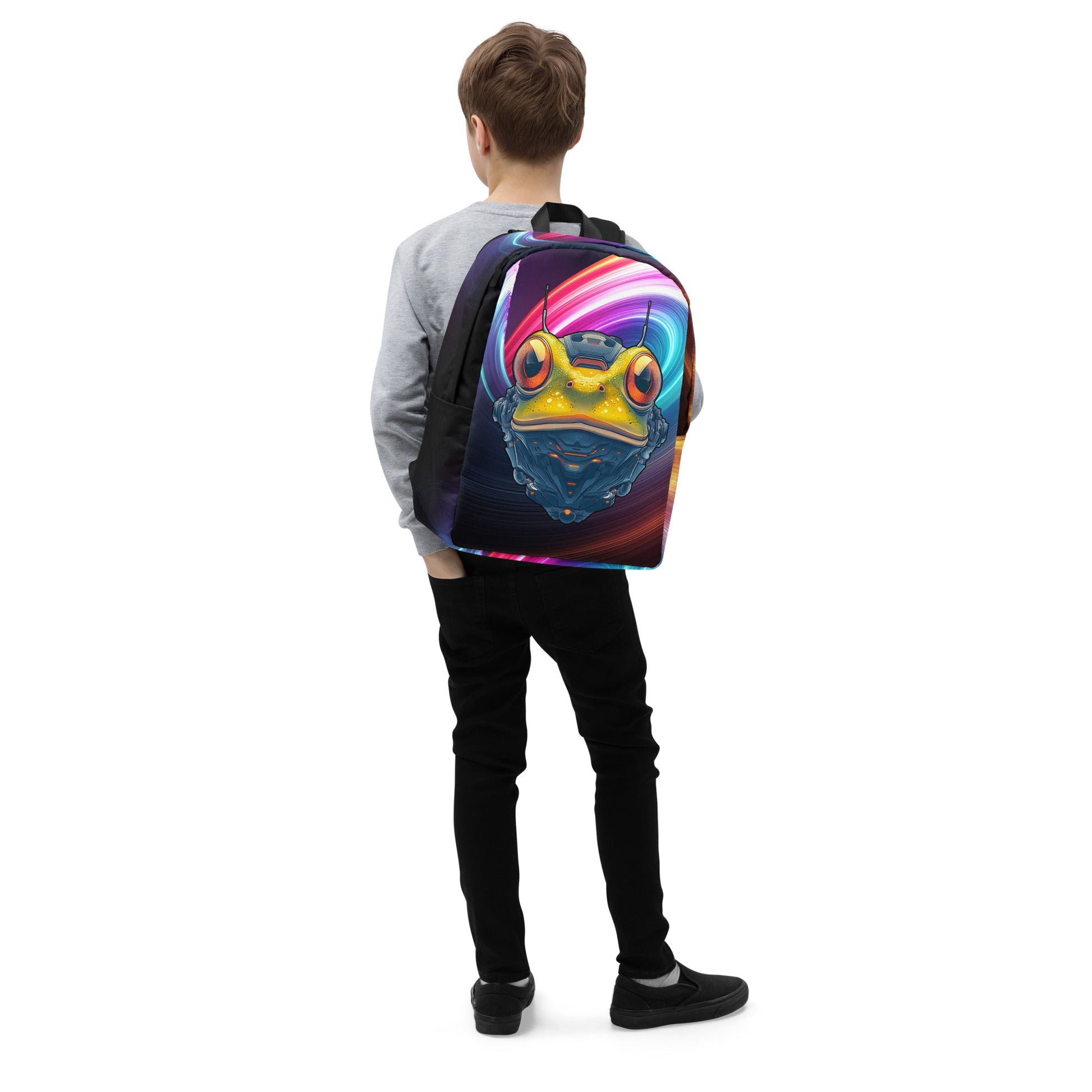 Techno Toad - Minimalist Backpack - BBairt