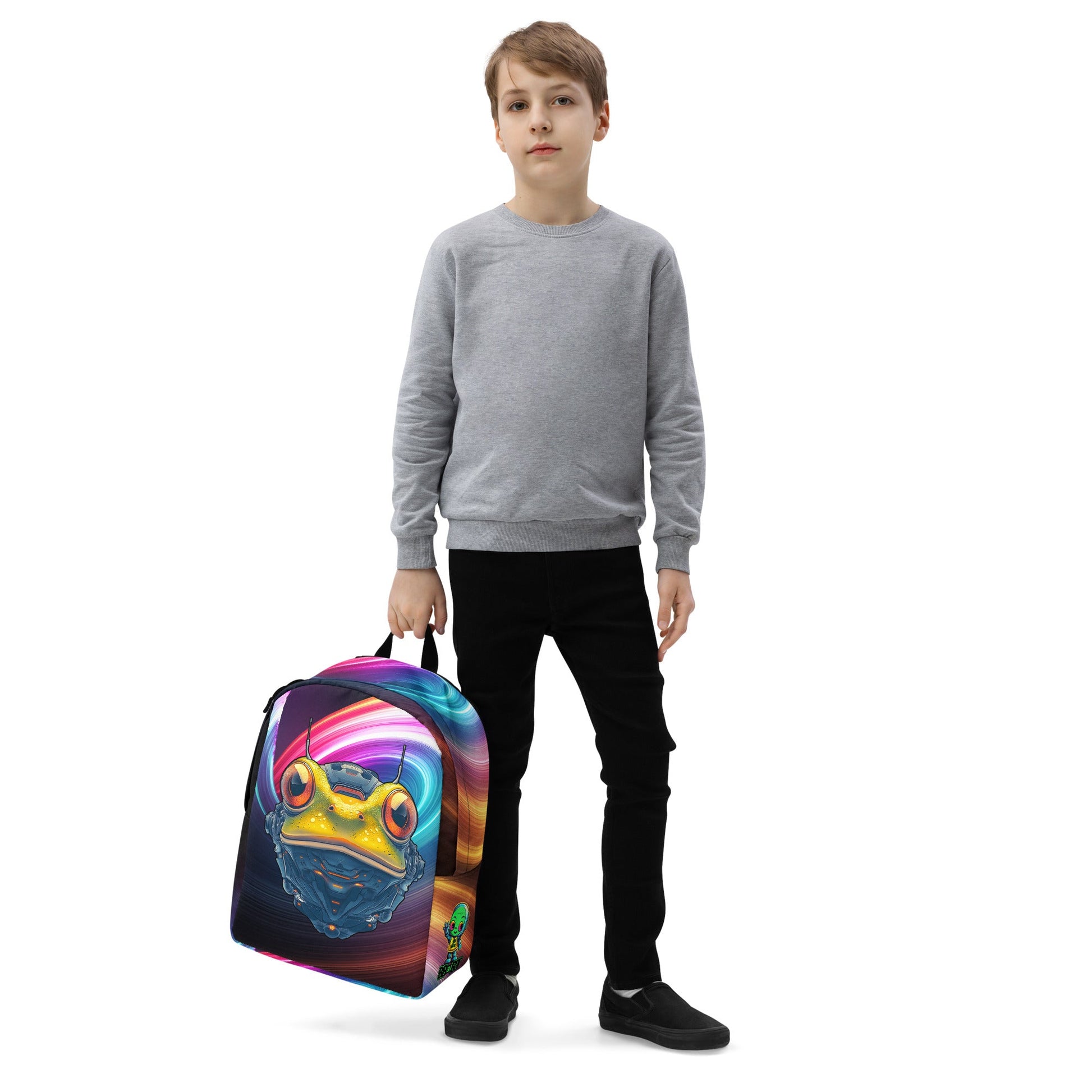 Techno Toad - Minimalist Backpack - BBairt