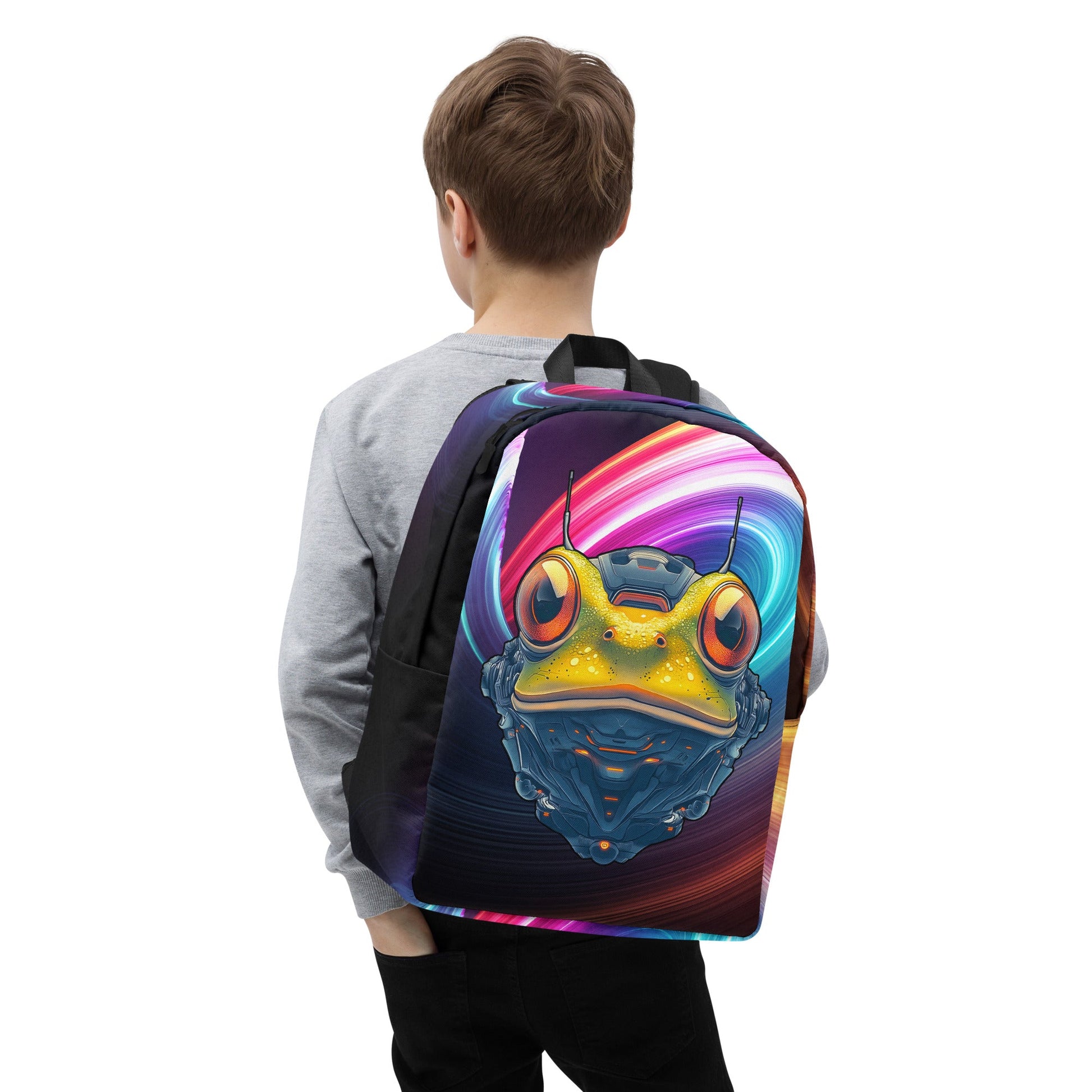 Techno Toad - Minimalist Backpack - BBairt