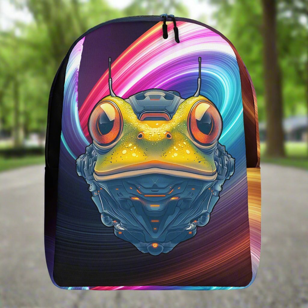 Techno Toad - Minimalist Backpack - BBairt
