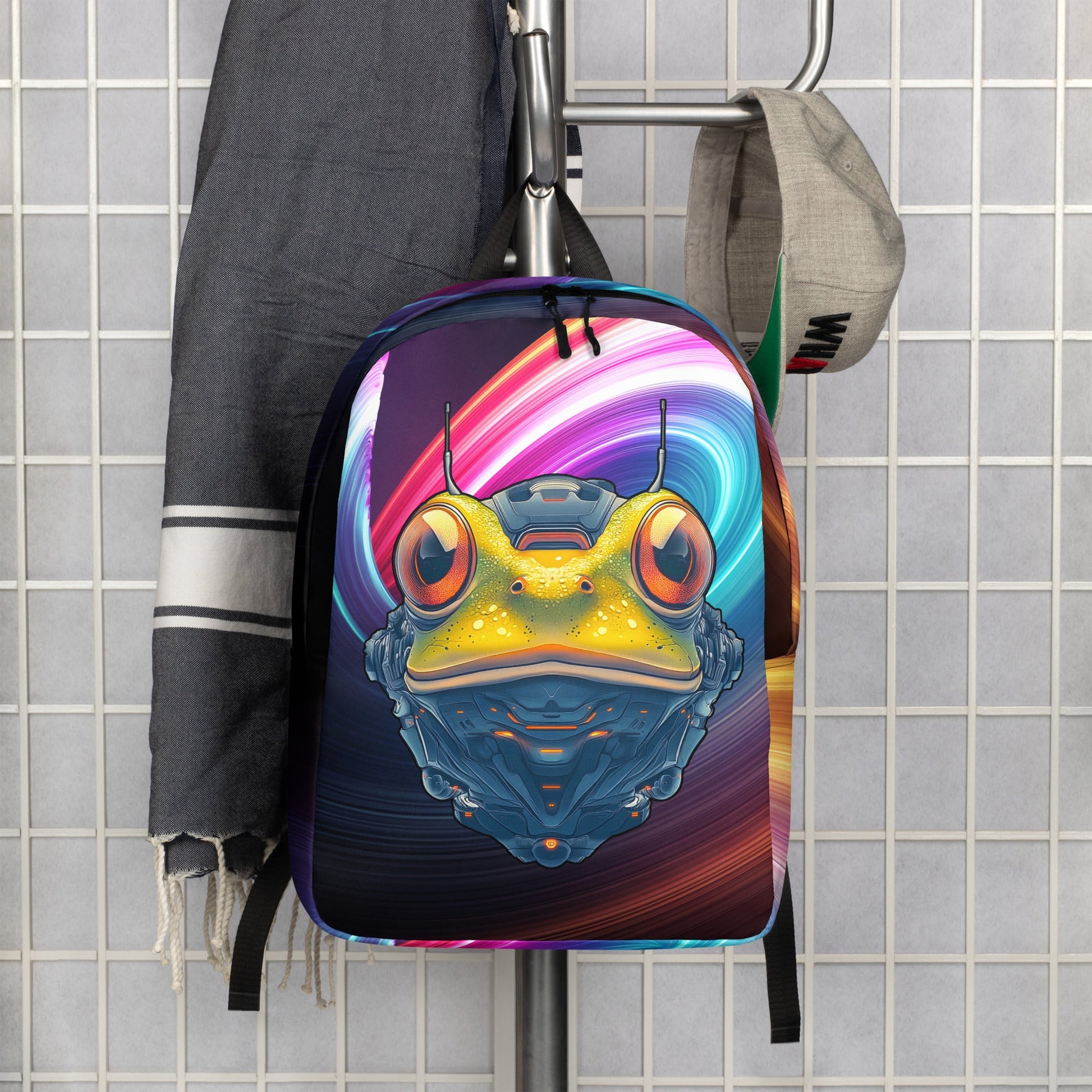 Techno Toad - Minimalist Backpack - BBairt
