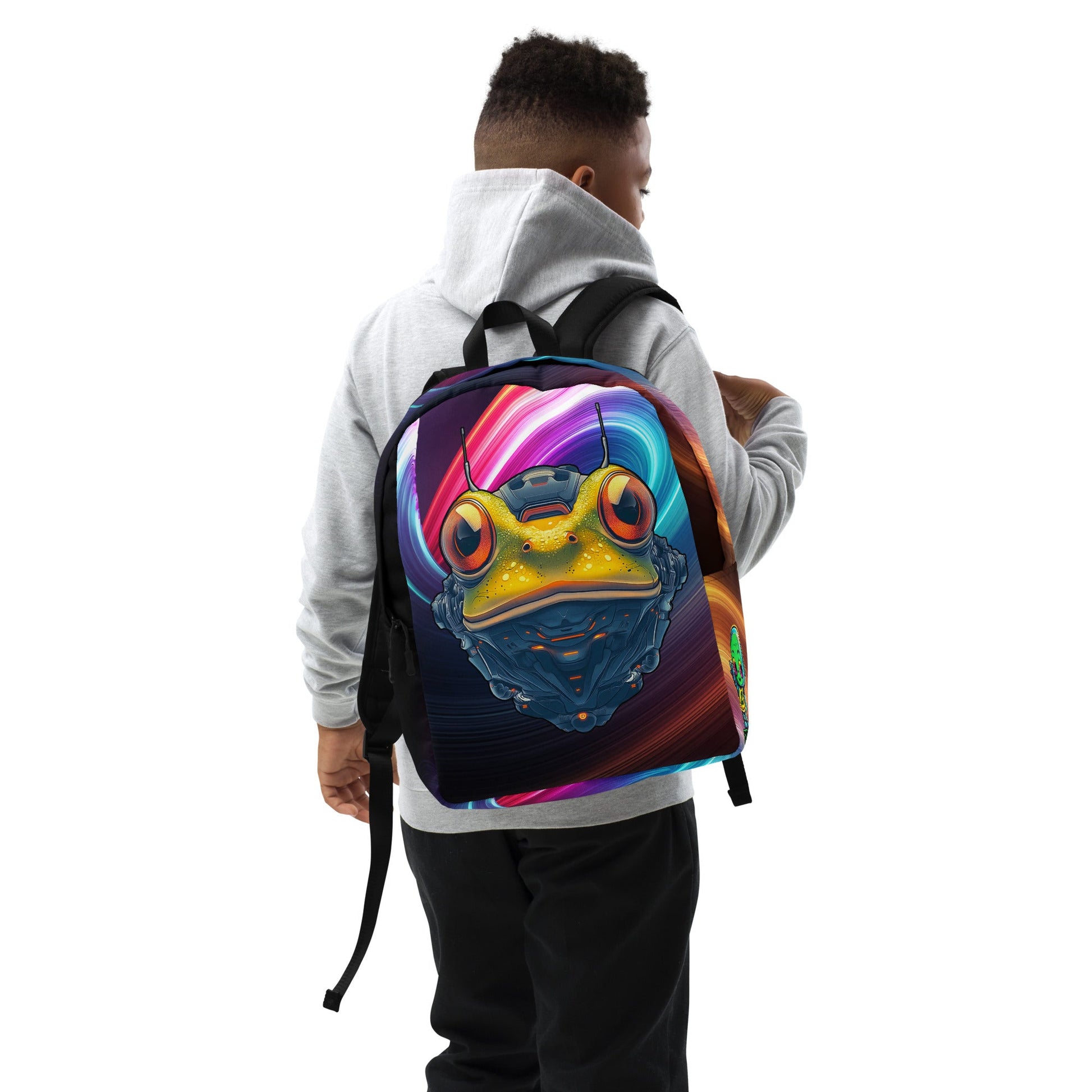 Techno Toad - Minimalist Backpack - BBairt