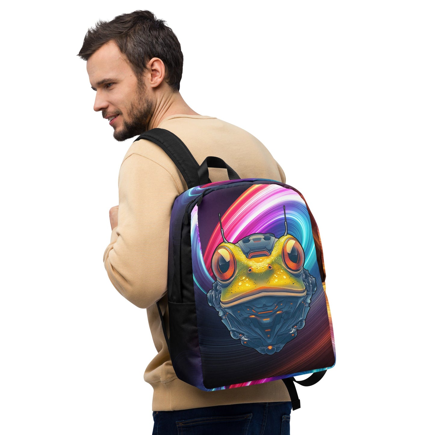 Techno Toad - Minimalist Backpack - BBairt